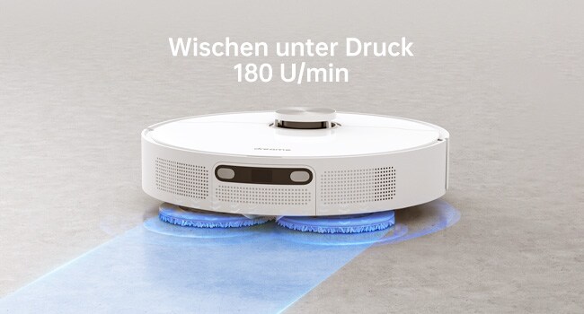 DreameBot L10 Prime Saug- und Wischroboter weiß, 4000Pa, Laser