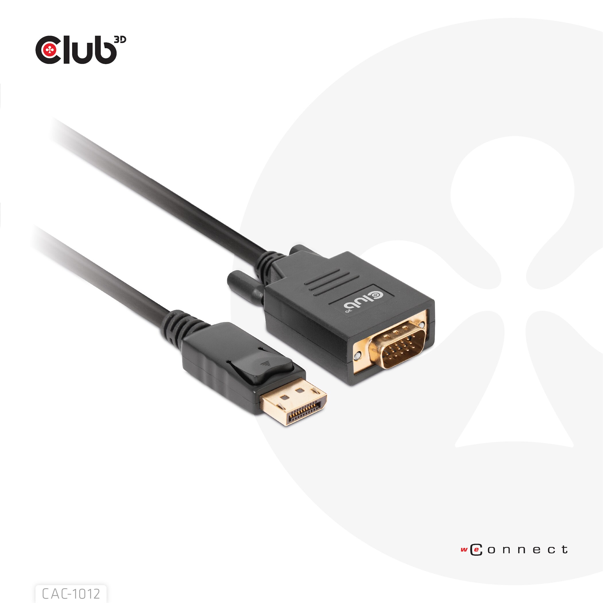 Club 3D DisplayPort auf VGA Kabel St./St. 2m 28AWG