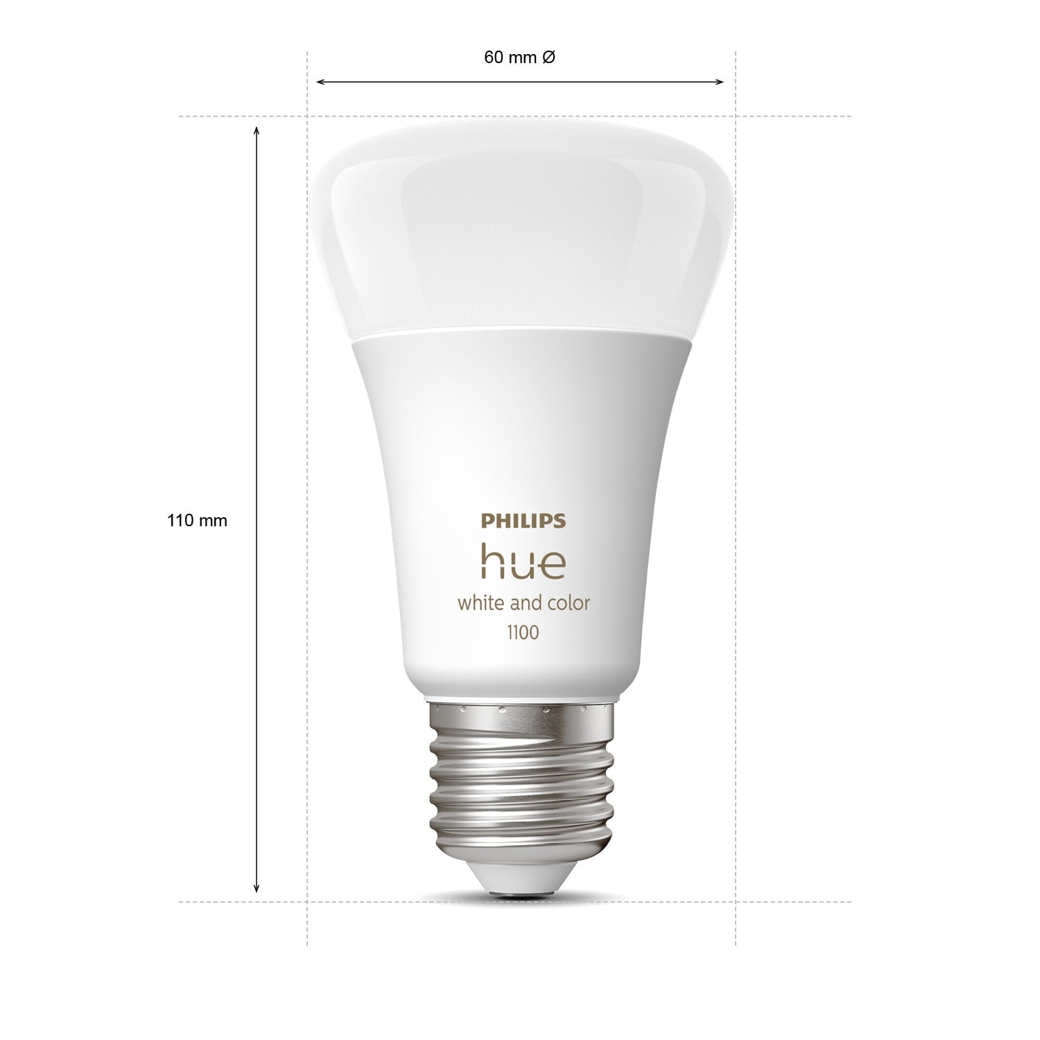 Philips Hue White &amp; Col. Amb. E27 Doppelpack 2x800lm 75W