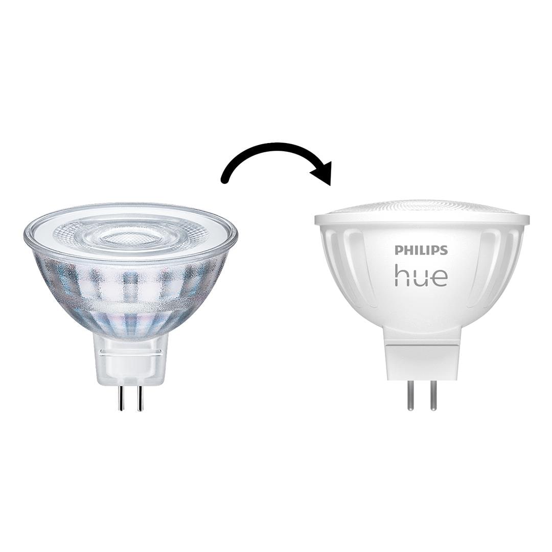 Philips Hue White Ambiance MR16 LED-Lampe 2x400lm, Doppelpack