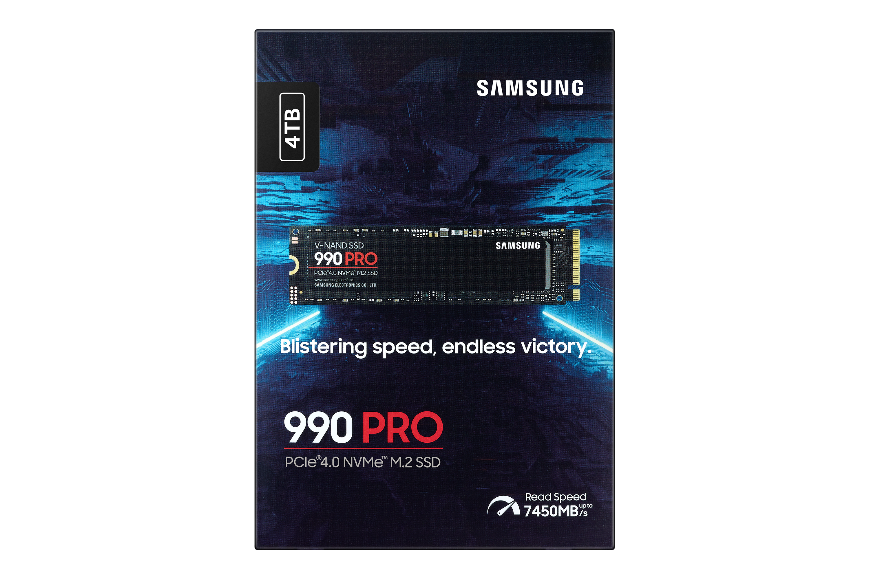 Samsung 990 PRO NVMe SSD 4 TB M.2 PCIe 4.0 3D-NAND TLC