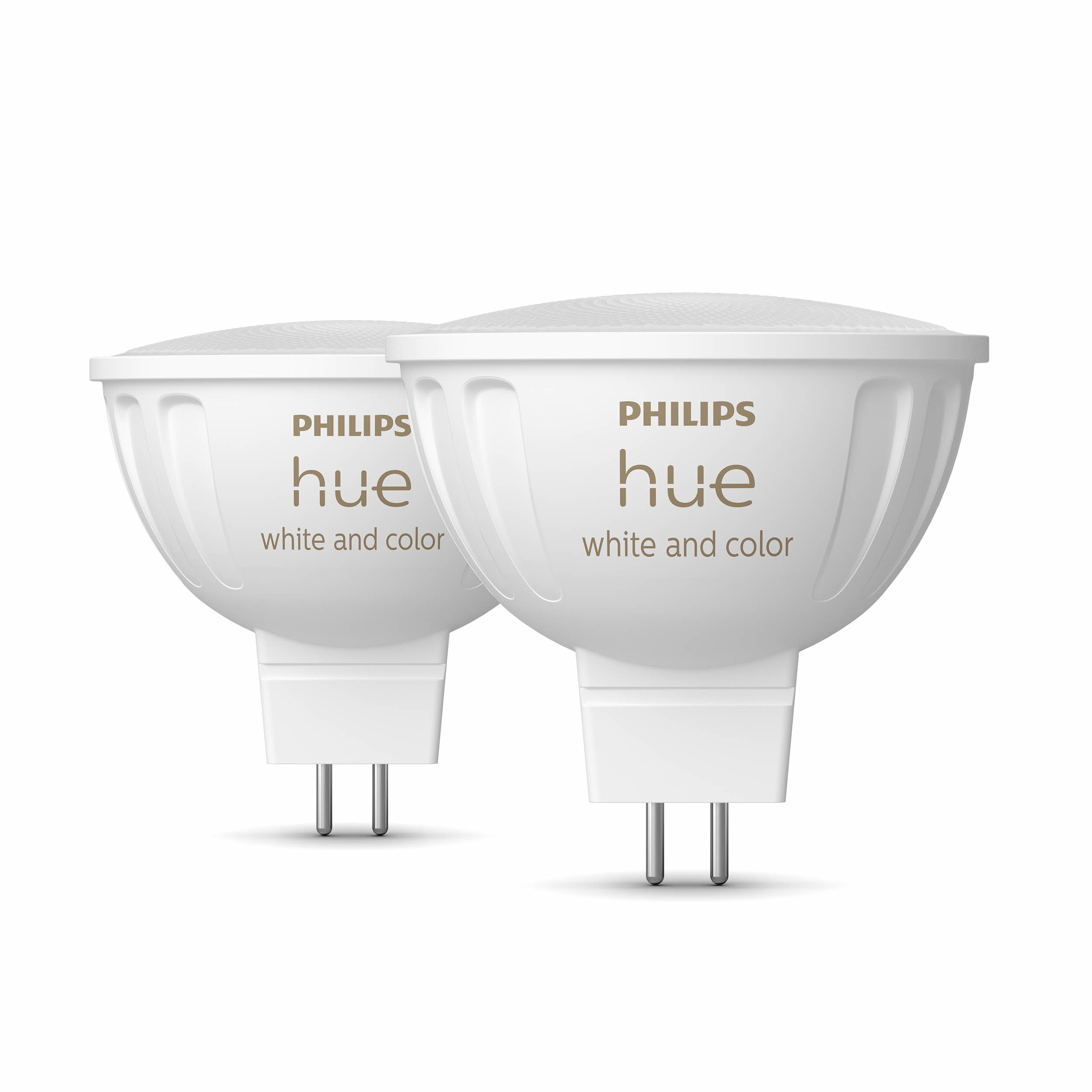 Philips Hue White &amp; Color Ambiance MR16 LED-Lampe 2x400lm, Doppelpack