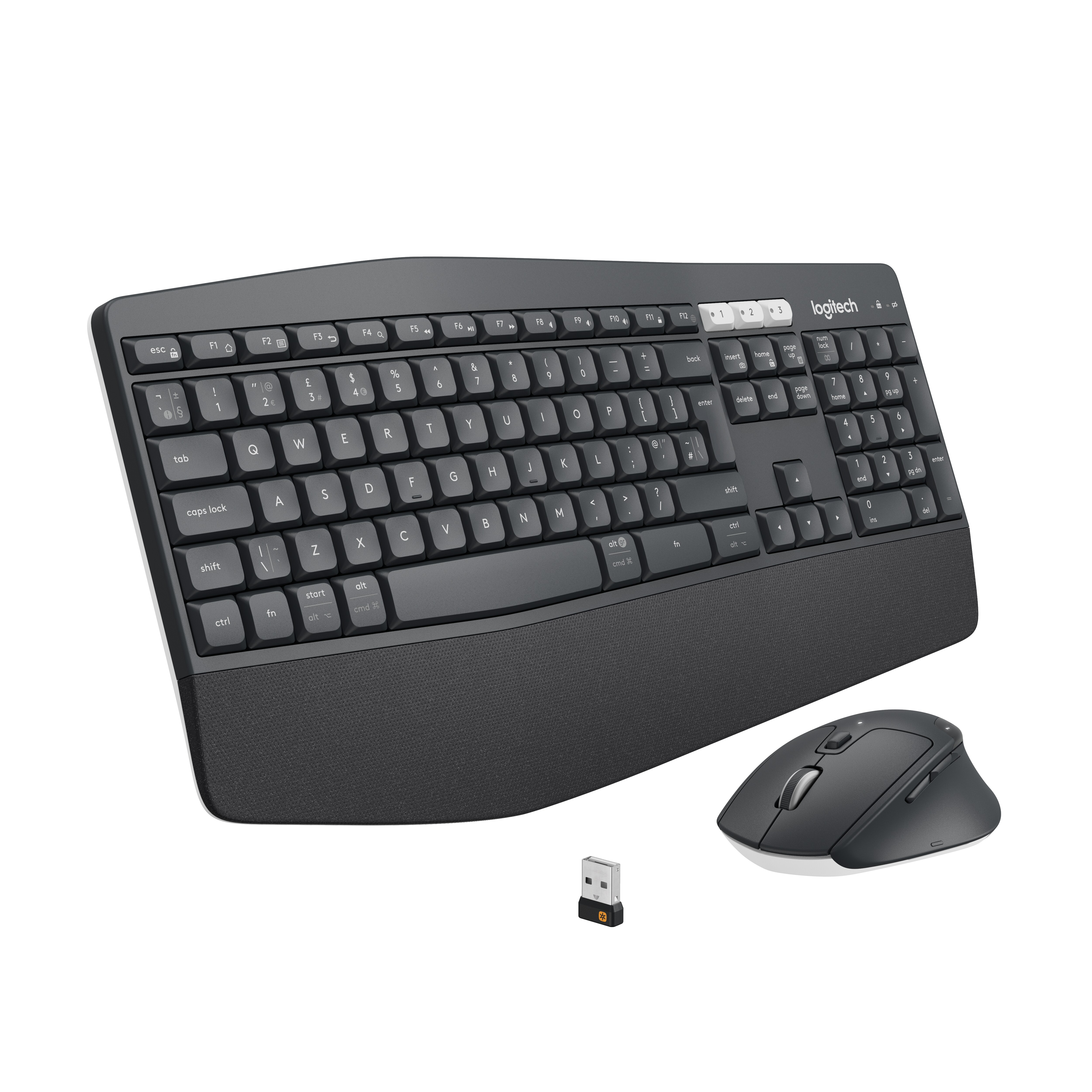 Logitech MK850 Performance UK - Ergonomische Kabellose Maus-Tastaturkombination