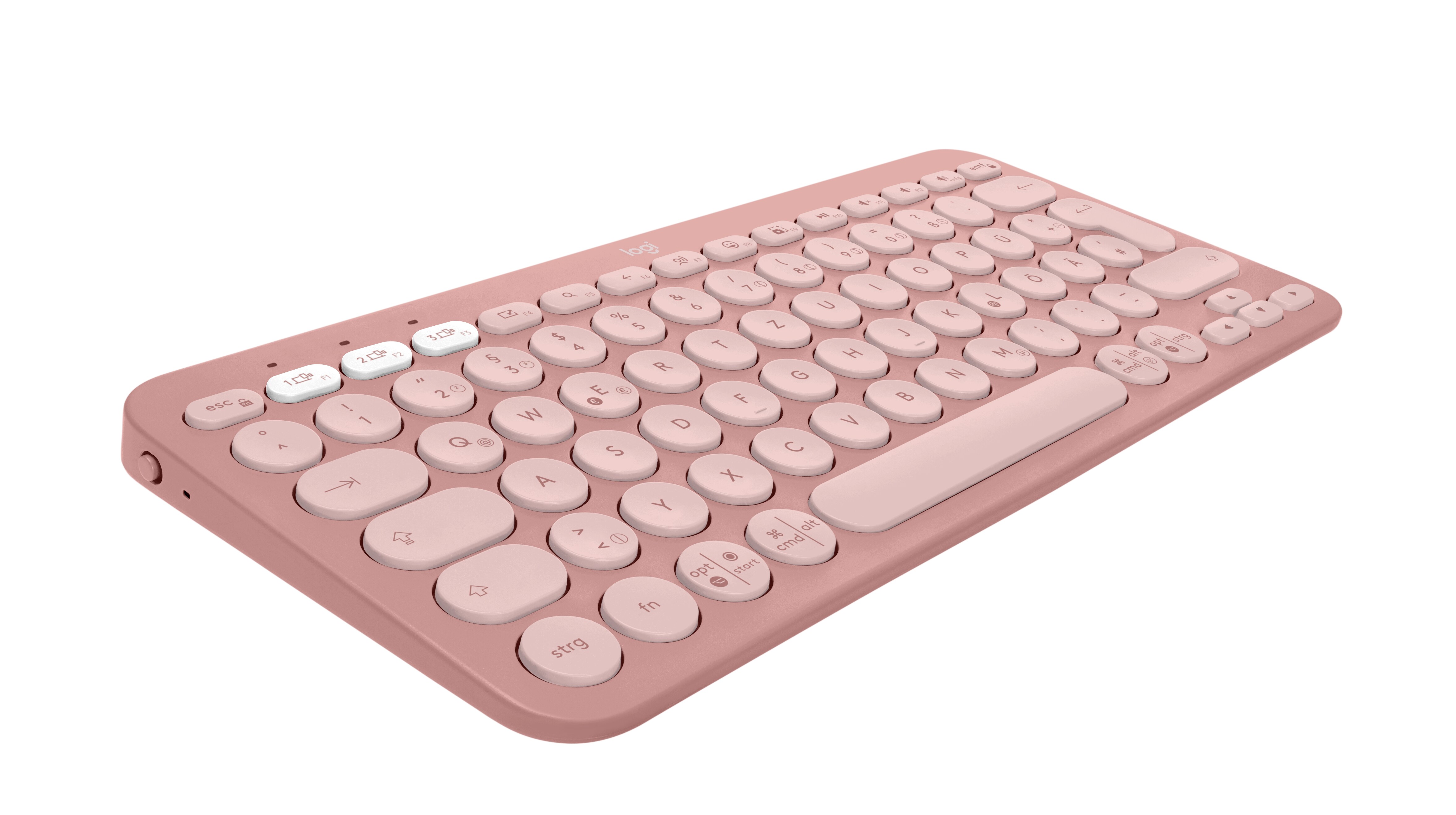 Logitech Pebble Keys 2 K380S Rosa - Minimalistische kabellose Tastatur