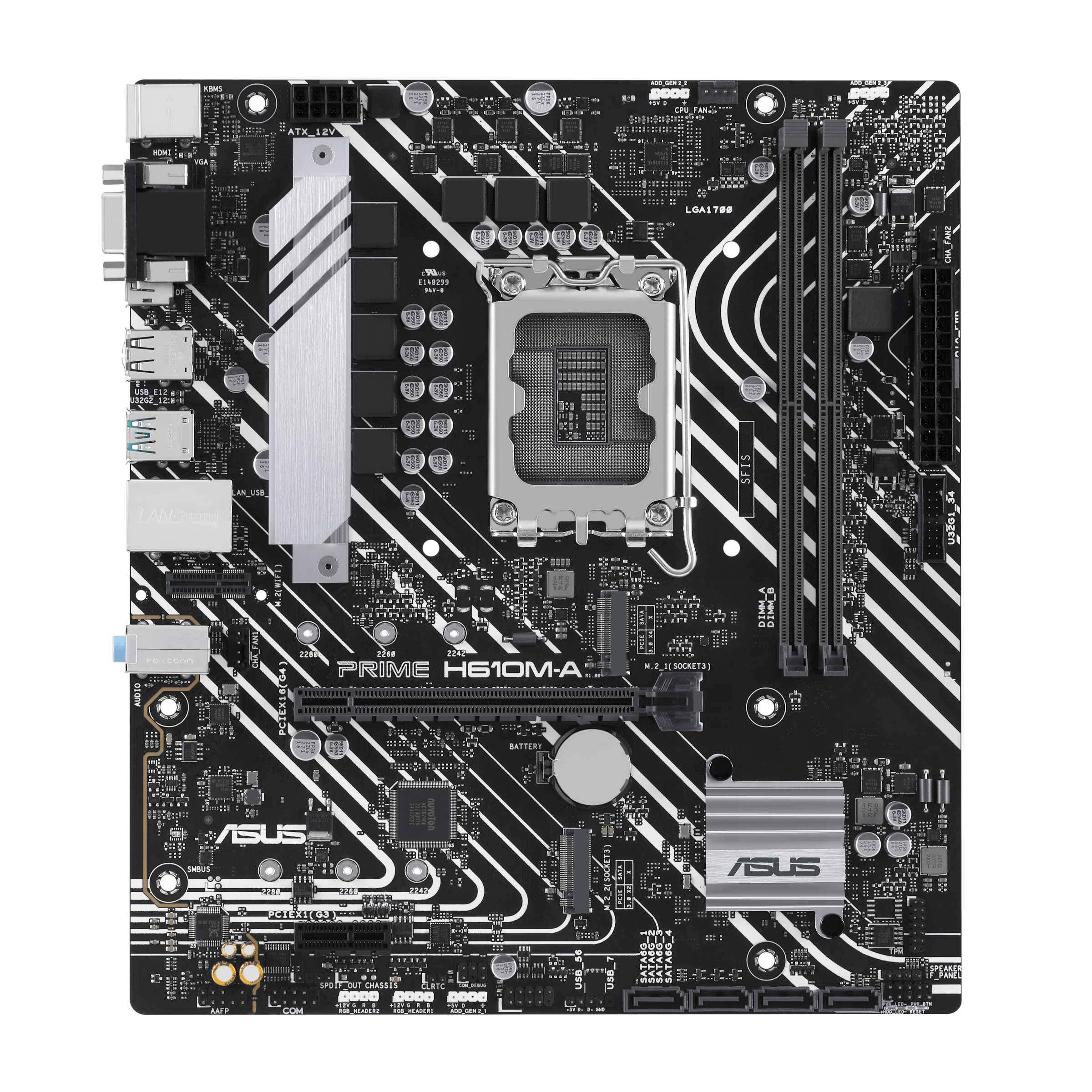 ASUS PRIME H610M-A-CSM mATX Mainboard Sockel 1700 HDMI/DP/VGA