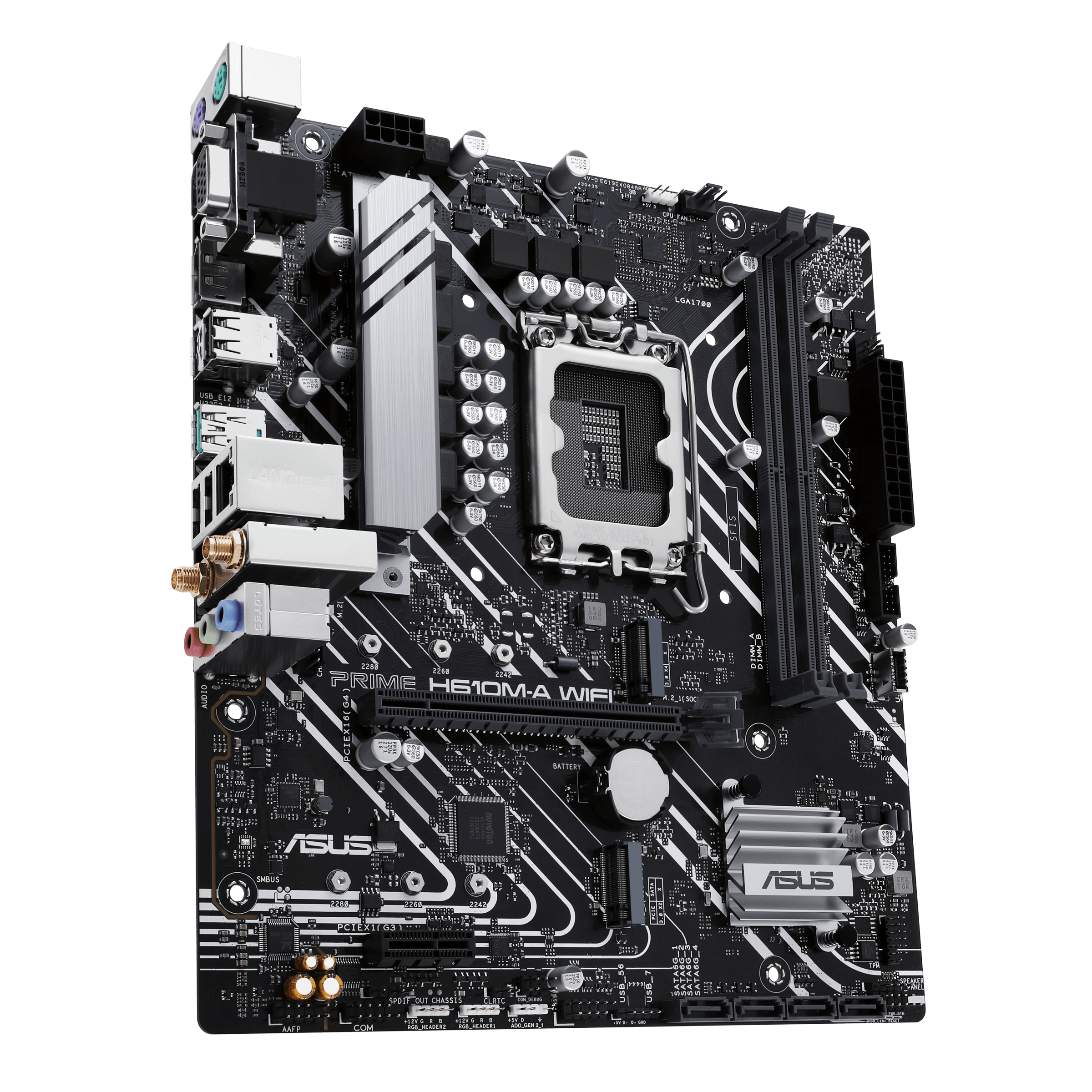 ASUS PRIME H610M-A WIFI mATX Mainboard Sockel 1700 HDMI/DP/VGA/WLAN/BT