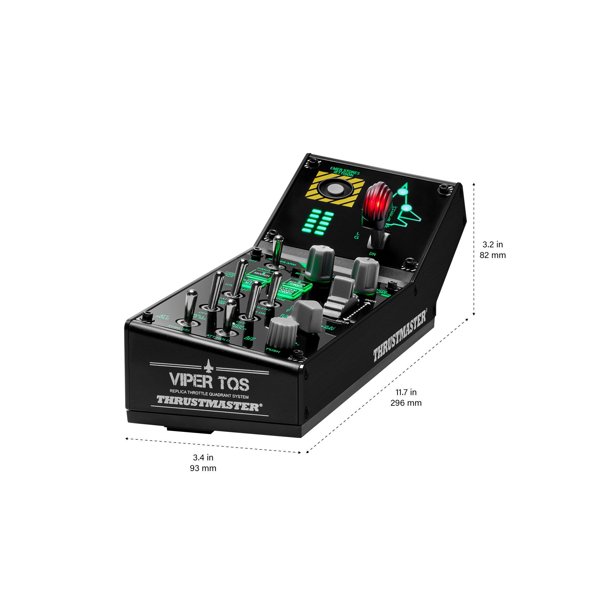 Thrustmaster Viper Panel Kontroll-Panel für Flugzeug-Simulator