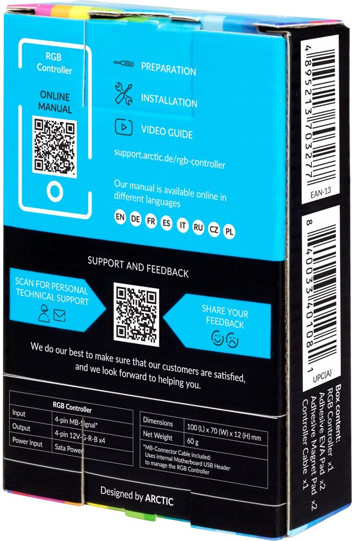 Arctic Cooling RGB Controller