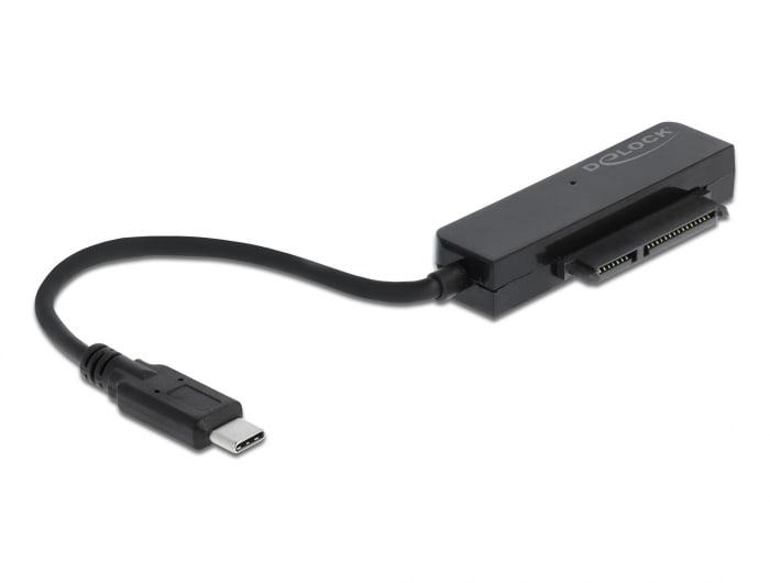 Delock USB Type-C™ zu SATA Konverter mit 2.5″ Schutzhülle