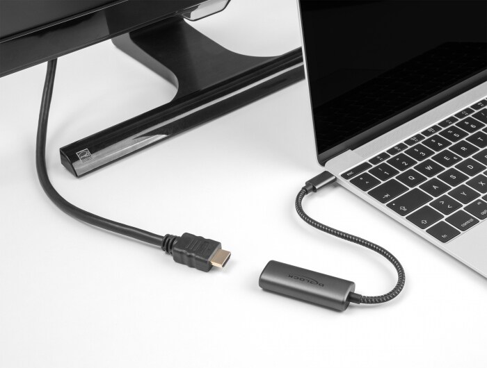 Delock USB Type-C™ Adapter zu HDMI (DP Alt Mode) 8K mit HDR Funktion Aluminium