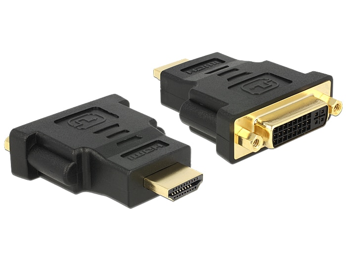 Delock Adapter HDMI-A Stecker &gt; DVI Buchse