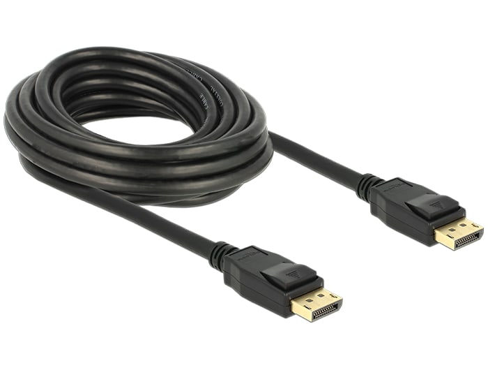 Delock Kabel DisplayPort 1.2 Stecker &gt; DisplayPort Stecker 4K 5 m