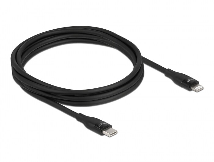 Delock Daten- und Ladekabel USB Type-C zu Lightning für iPhone, iPad 2 m