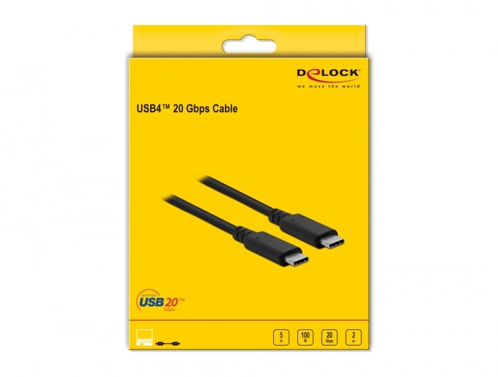 Delock USB4™ 20 Gbps Kabel 2 m