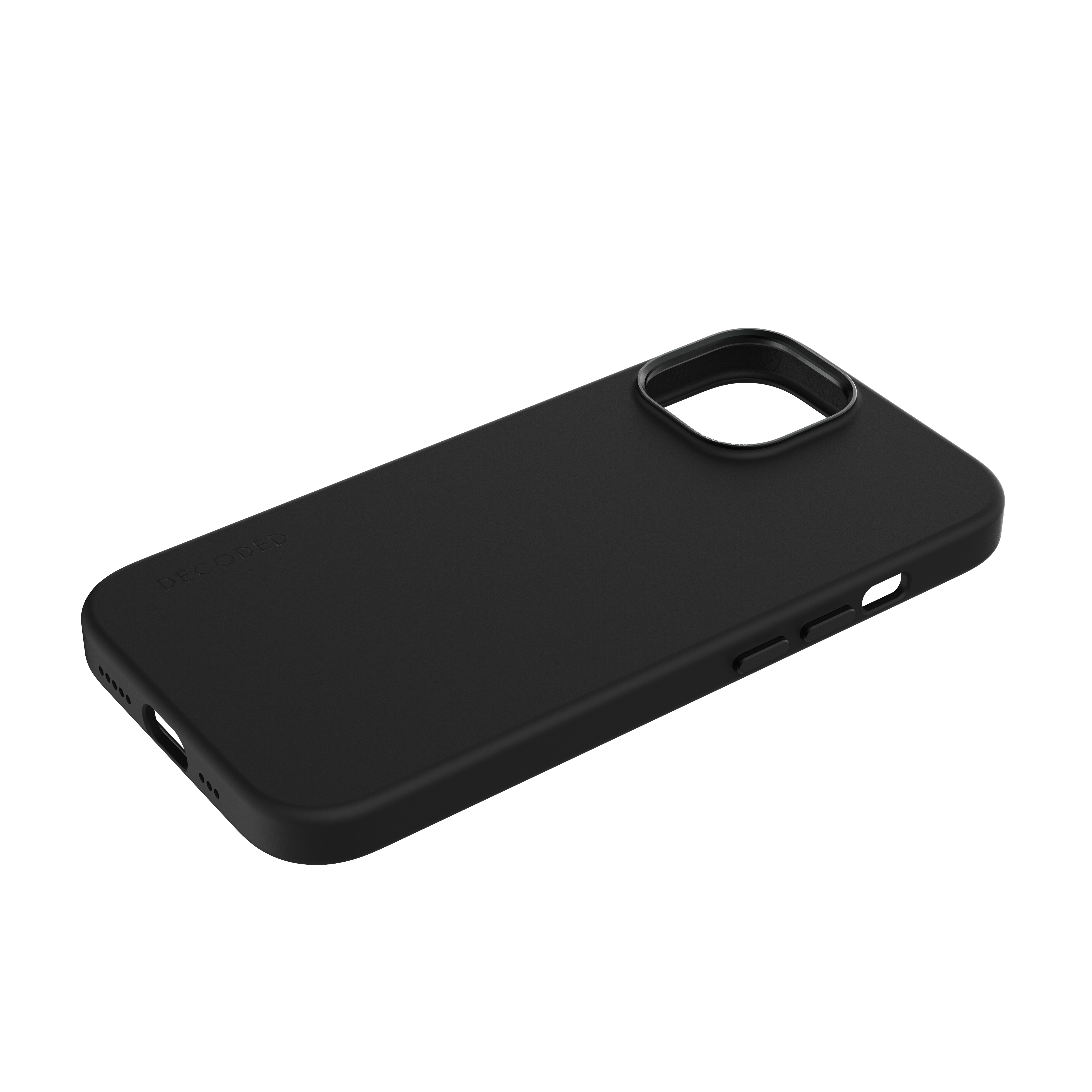 Decoded AntiMicrobial Silicone Backcover iPhone 15 Graphene