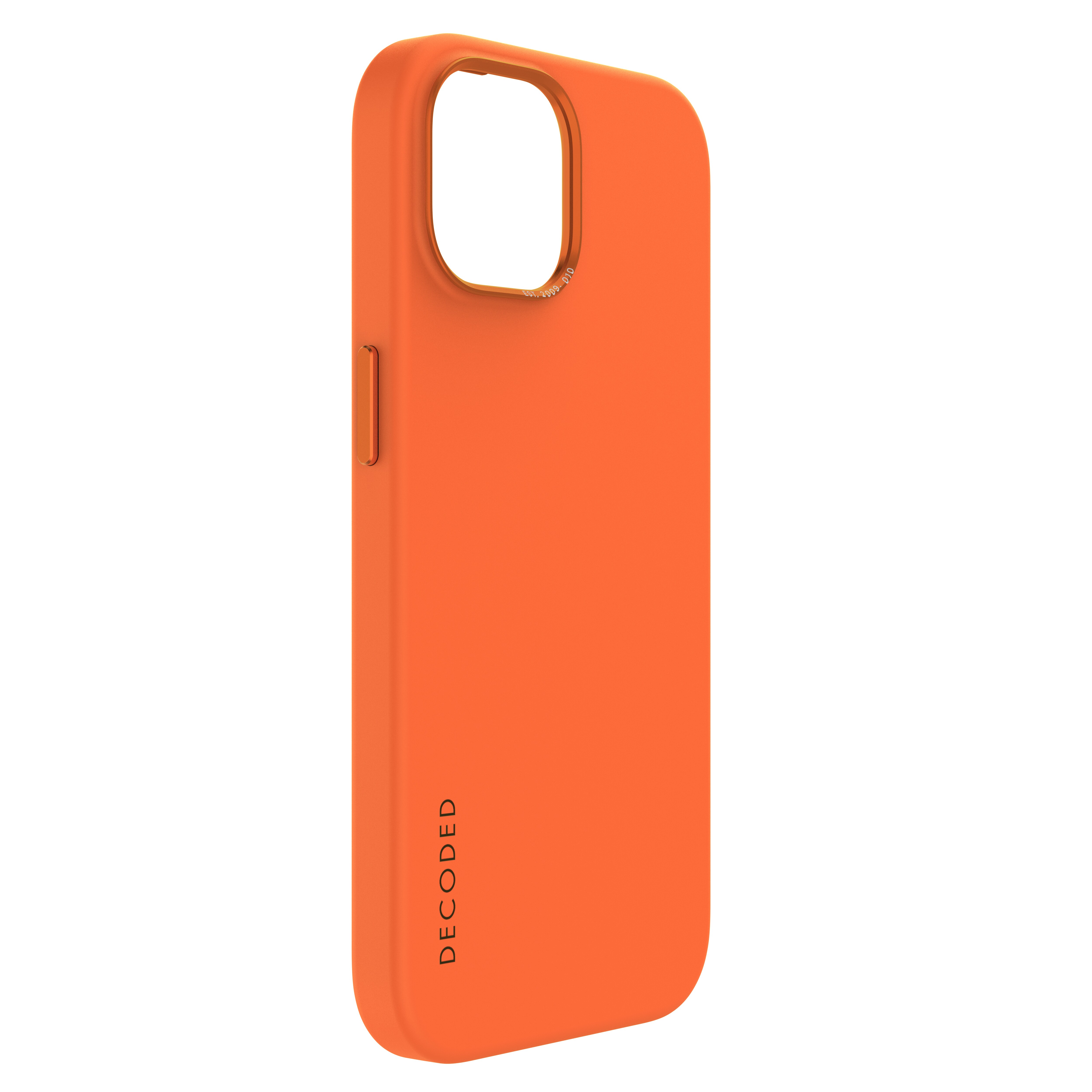 Decoded AntiMicrobial Silicone Backcover iPhone 15 Apricot