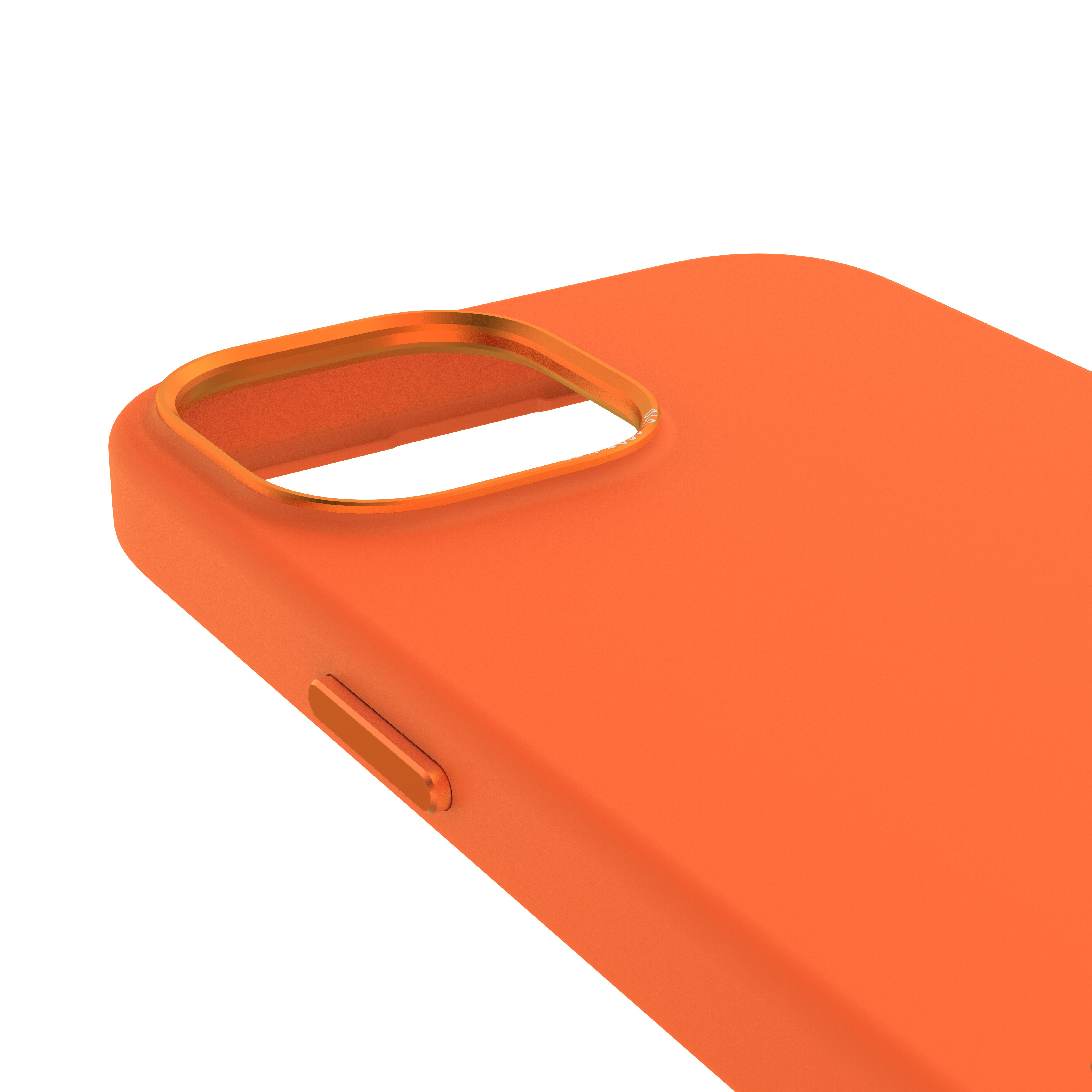 Decoded AntiMicrobial Silicone Backcover iPhone 15 Apricot