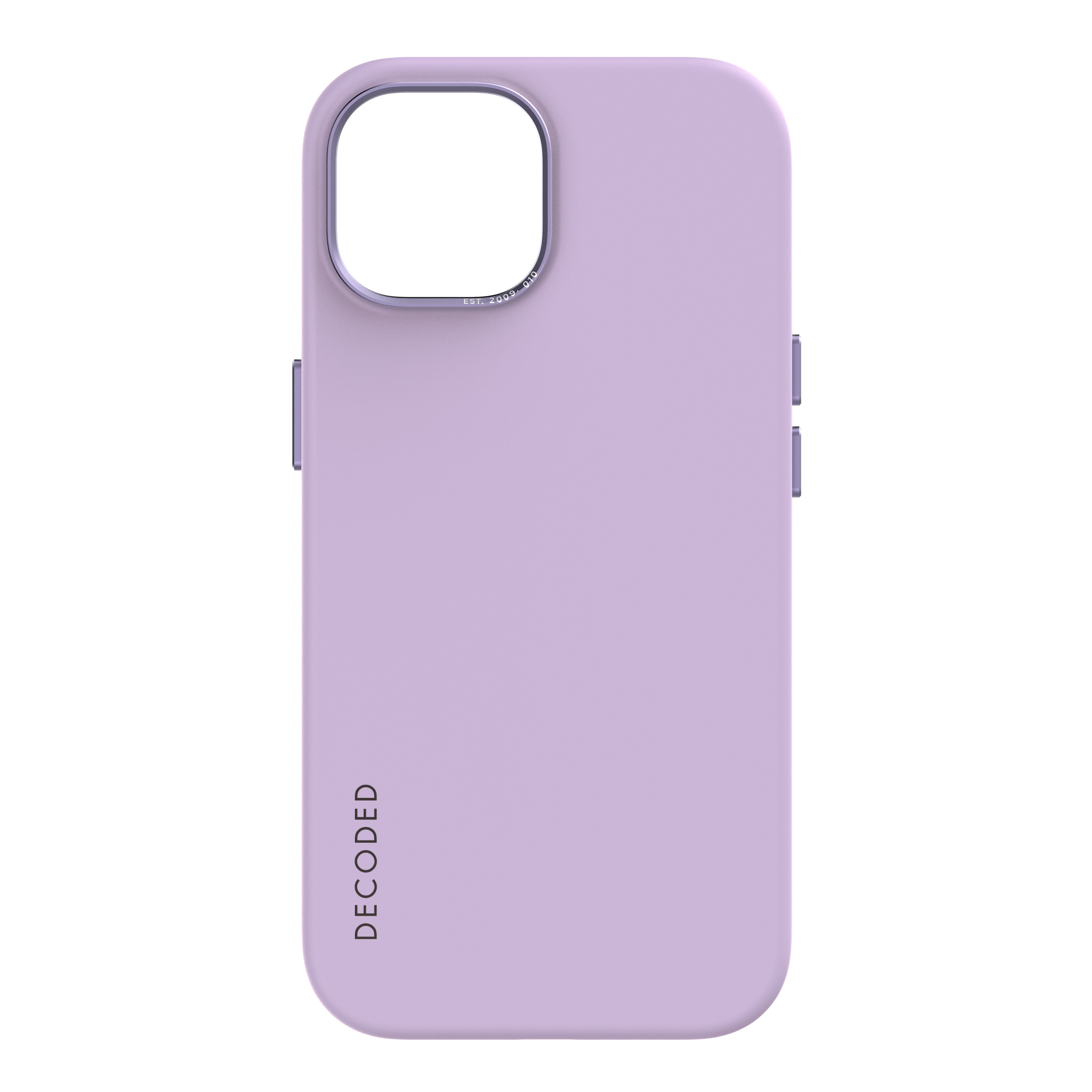 Decoded AntiMicrobial Silicone Backcover iPhone 15 Lavender