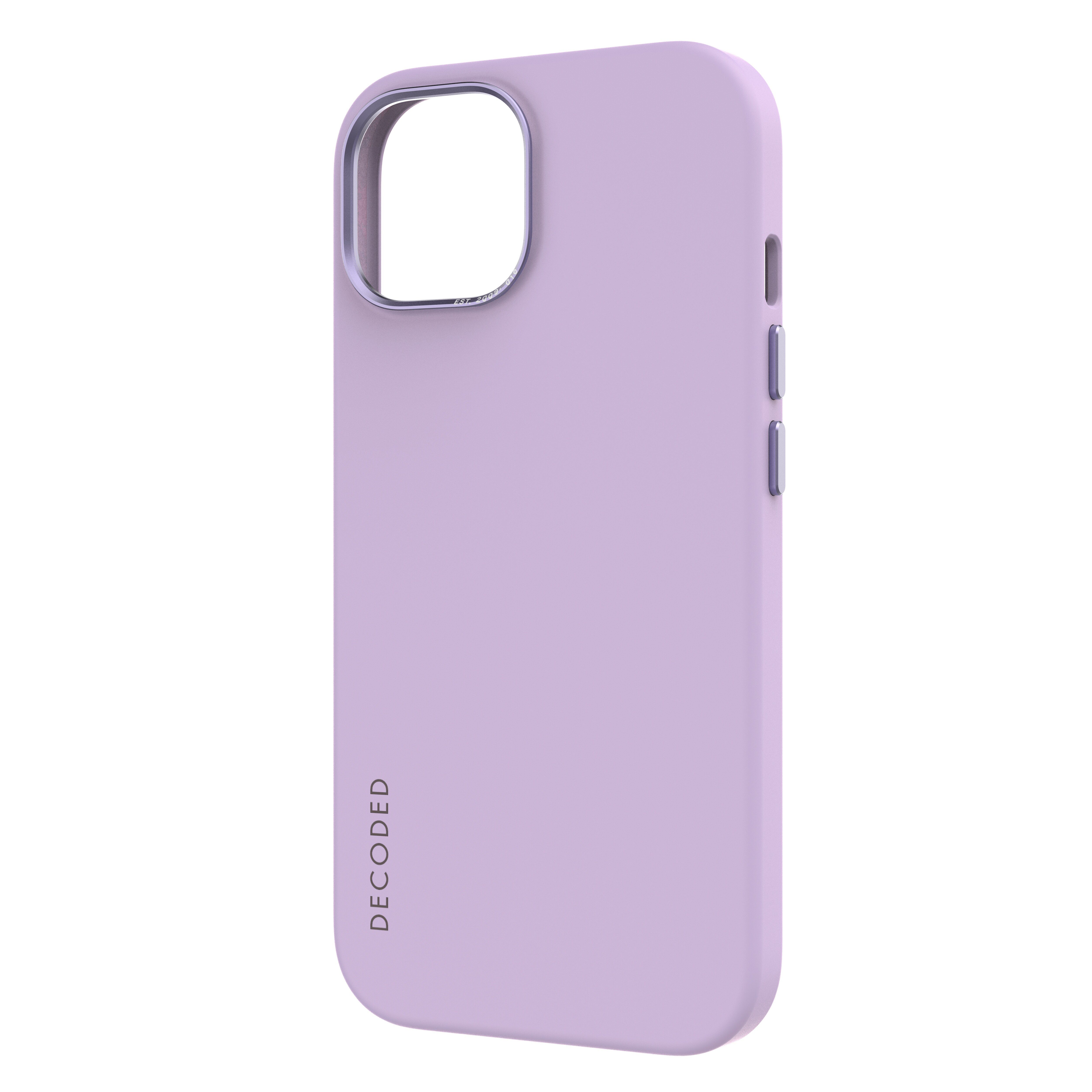 Decoded AntiMicrobial Silicone Backcover iPhone 15 Lavender