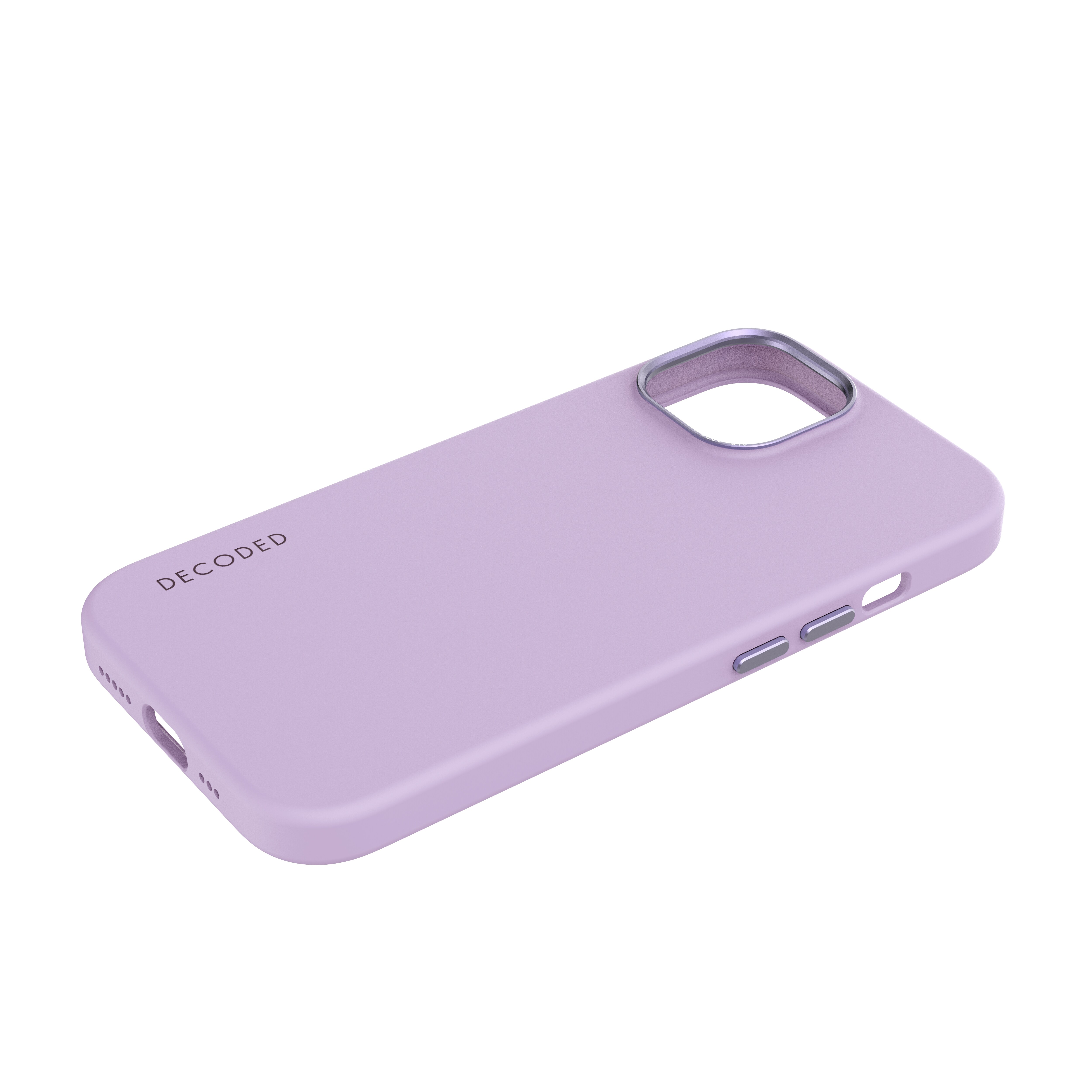 Decoded AntiMicrobial Silicone Backcover iPhone 15 Lavender