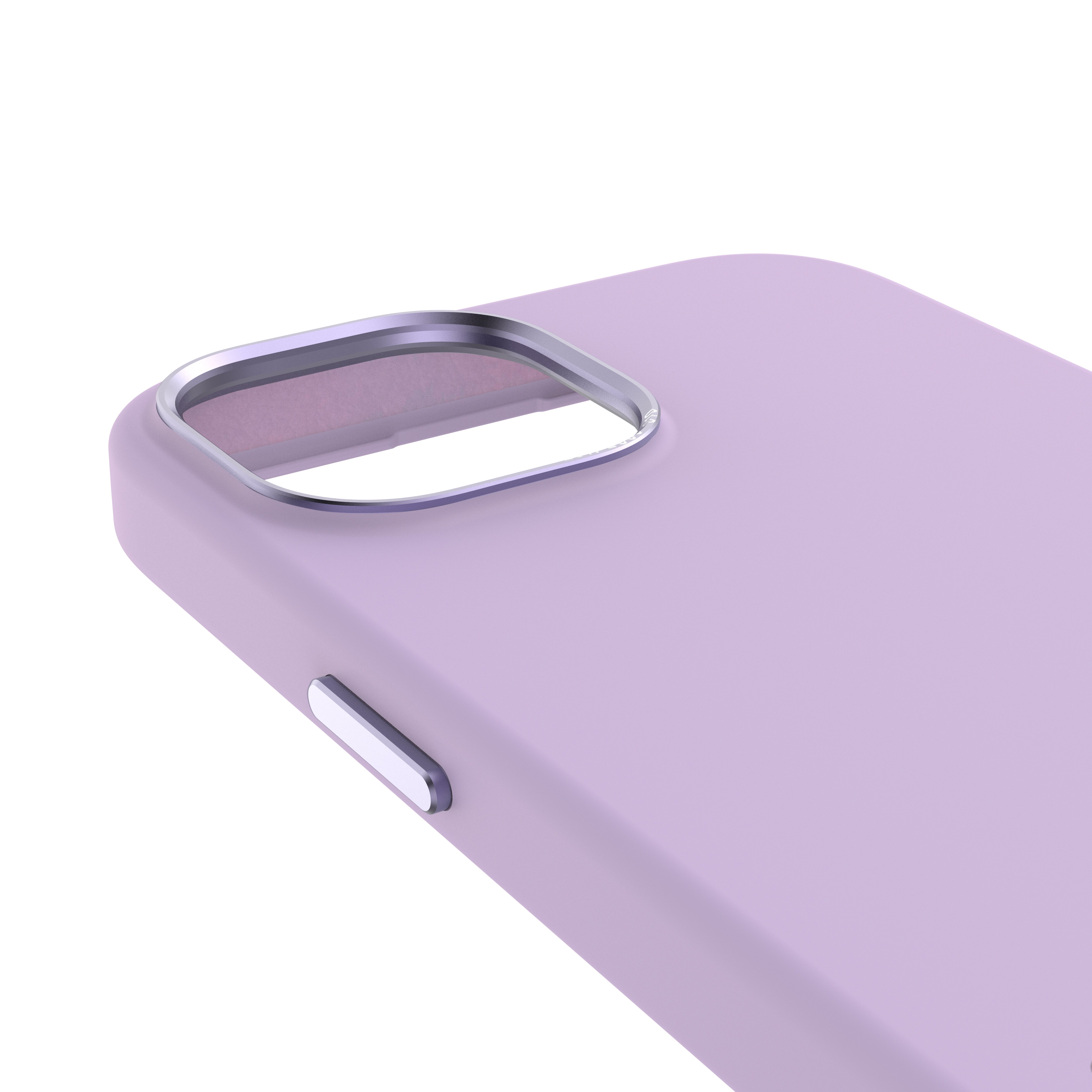 Decoded AntiMicrobial Silicone Backcover iPhone 15 Lavender