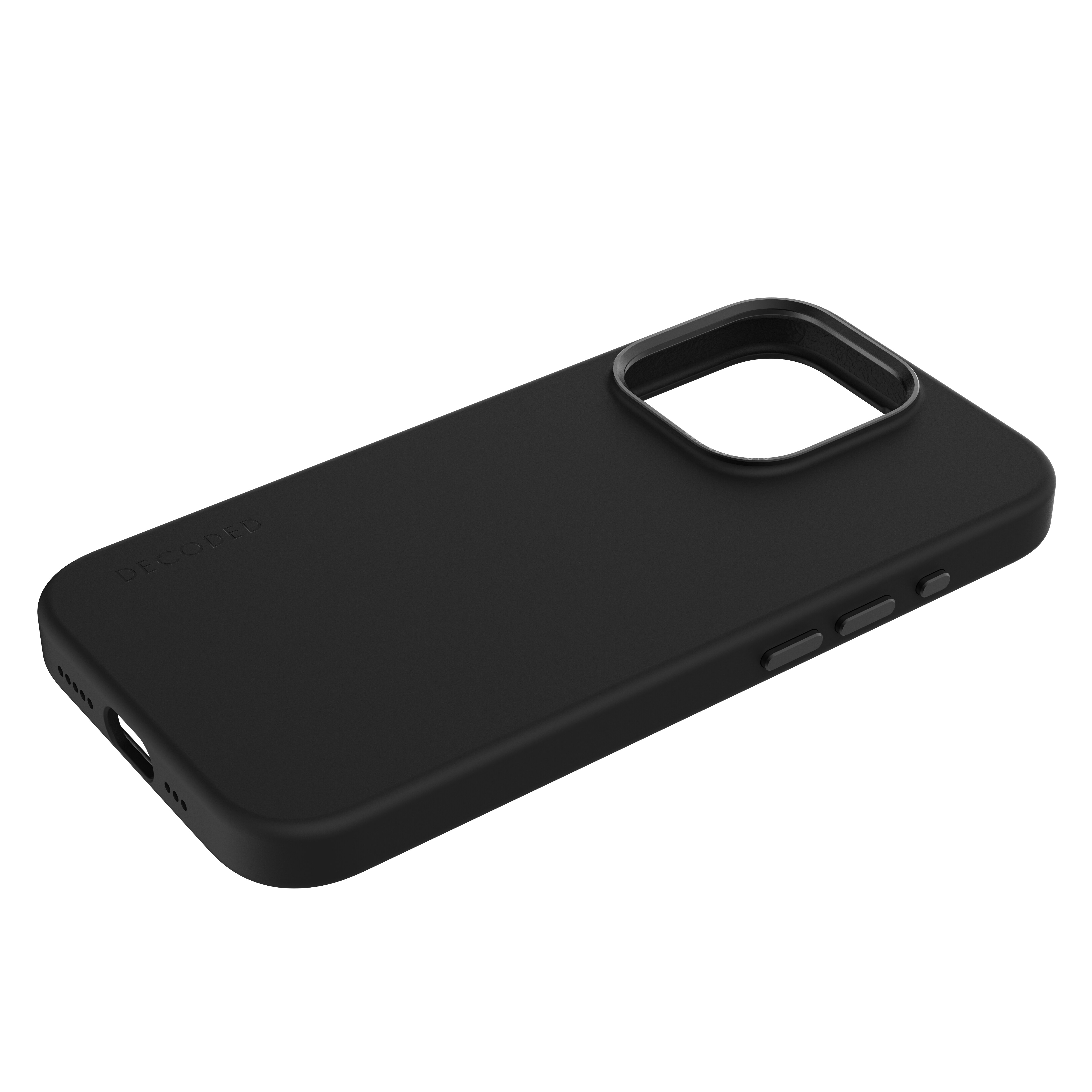 Decoded AntiMicrobial Silicone Backcover iPhone 15 Pro Graphene