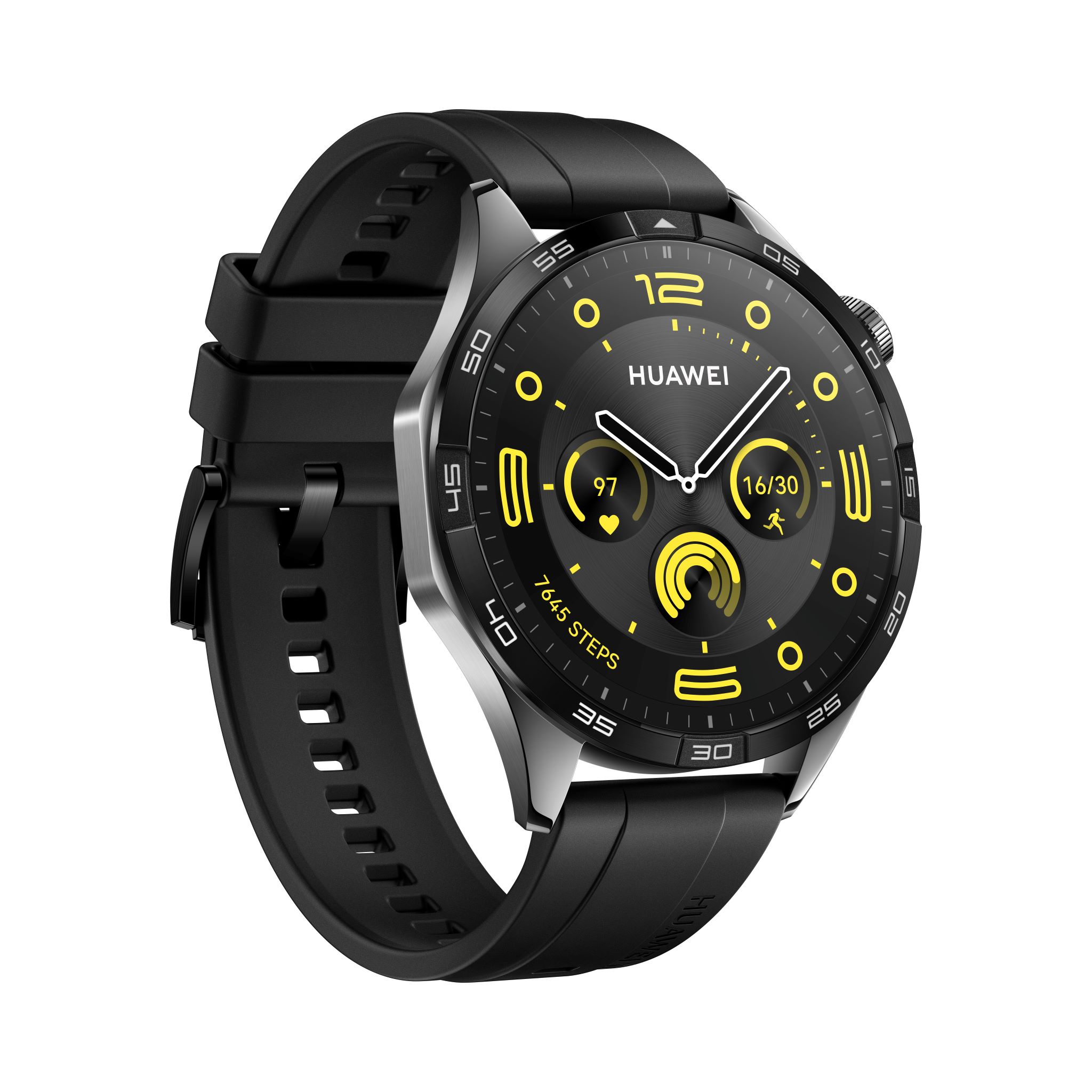 Huawei Watch GT 4 Smartwatch 46mm (Phoinix) schwarz/schwarz, AMOLED-Display