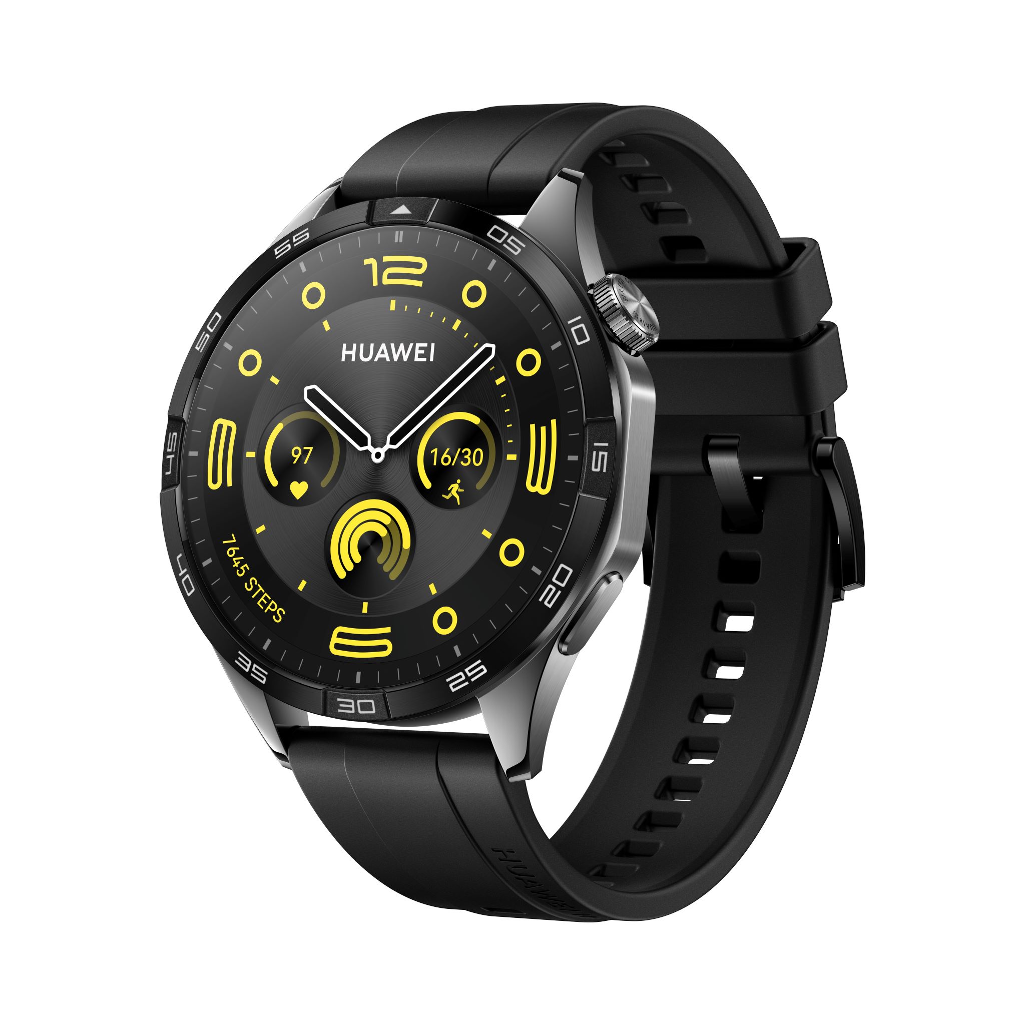 Huawei Watch GT 4 Smartwatch 46mm (Phoinix) schwarz/schwarz, AMOLED-Display