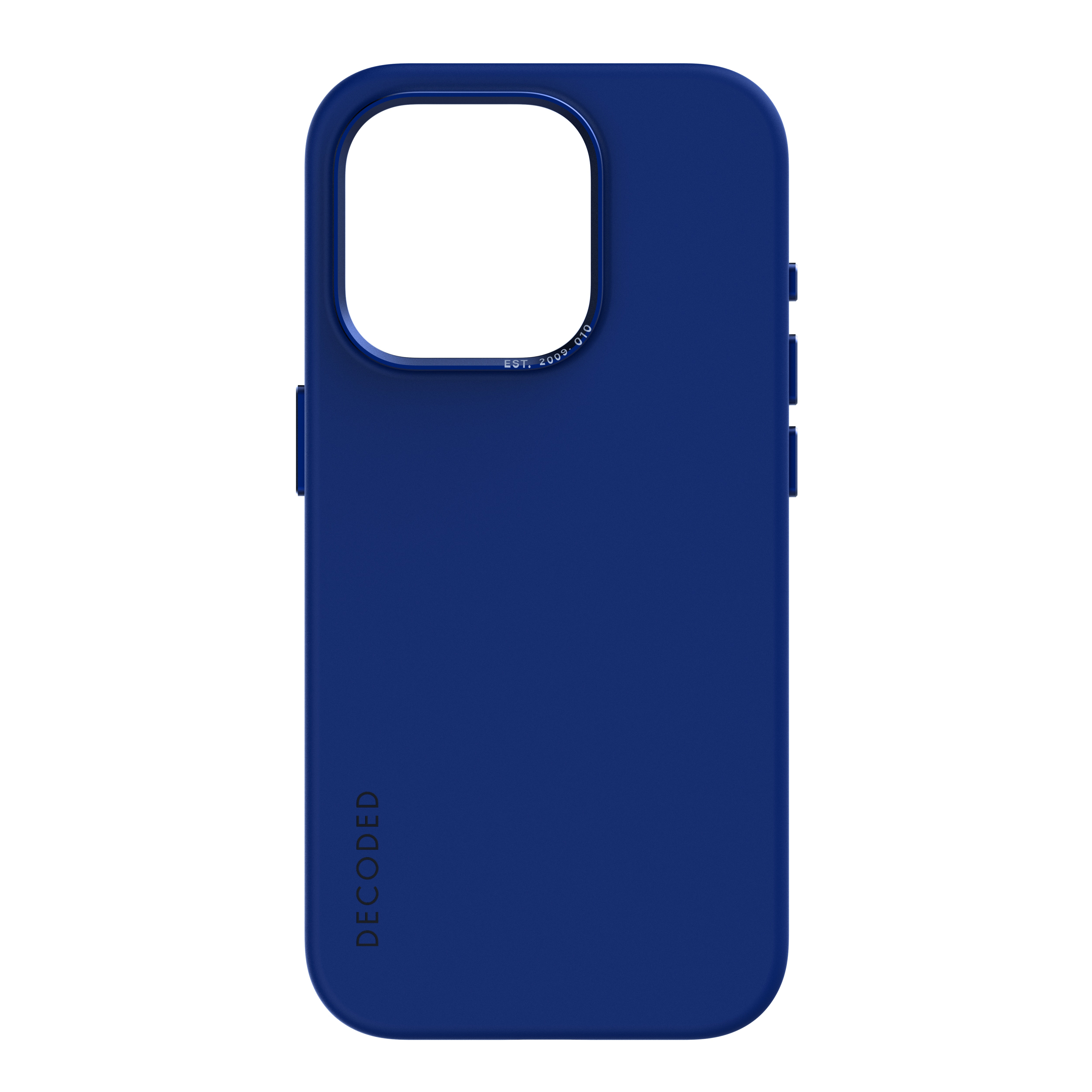 Decoded AntiMicrobial Silicone Backcover iPhone 15 Galactic Blue