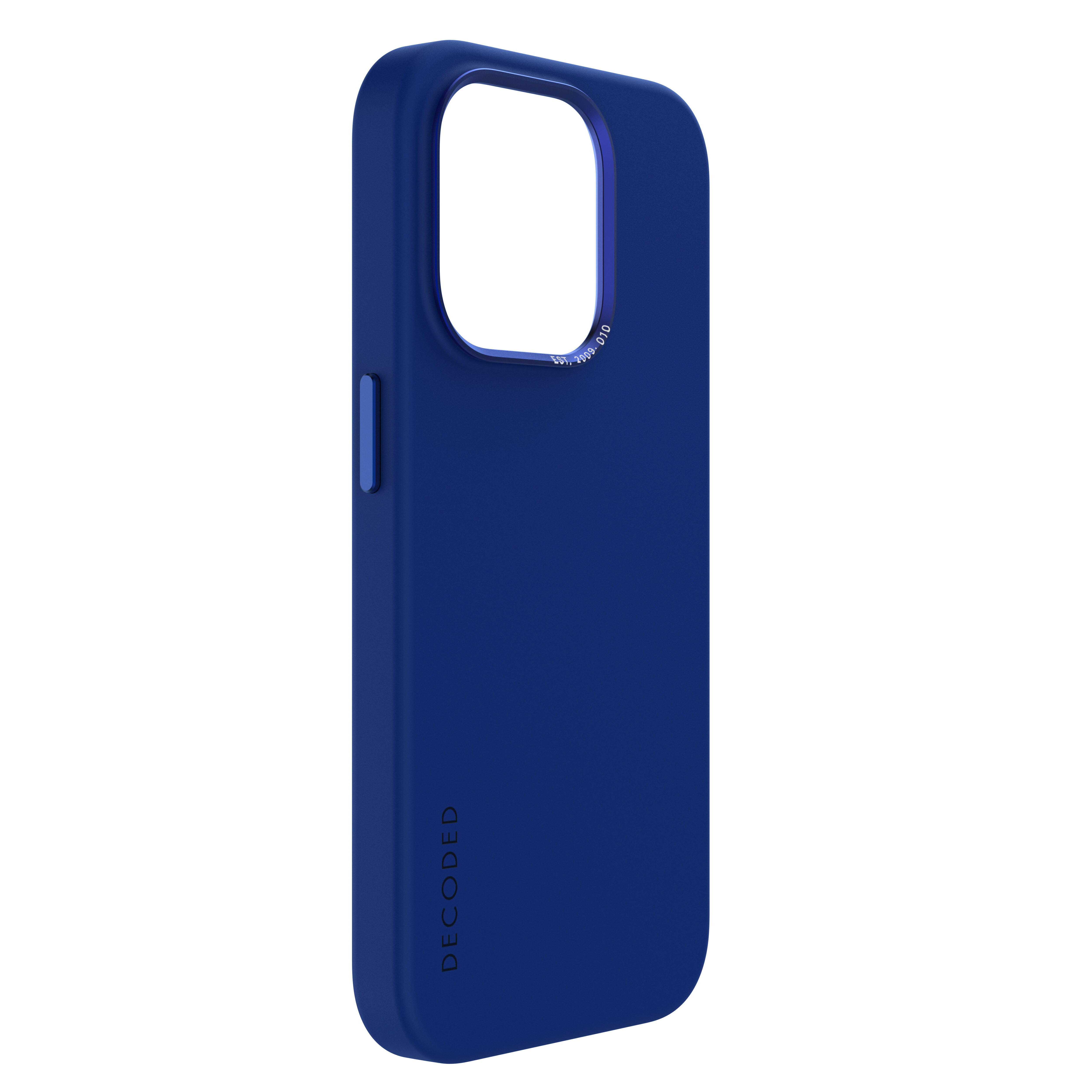 Decoded AntiMicrobial Silicone Backcover iPhone 15 Galactic Blue