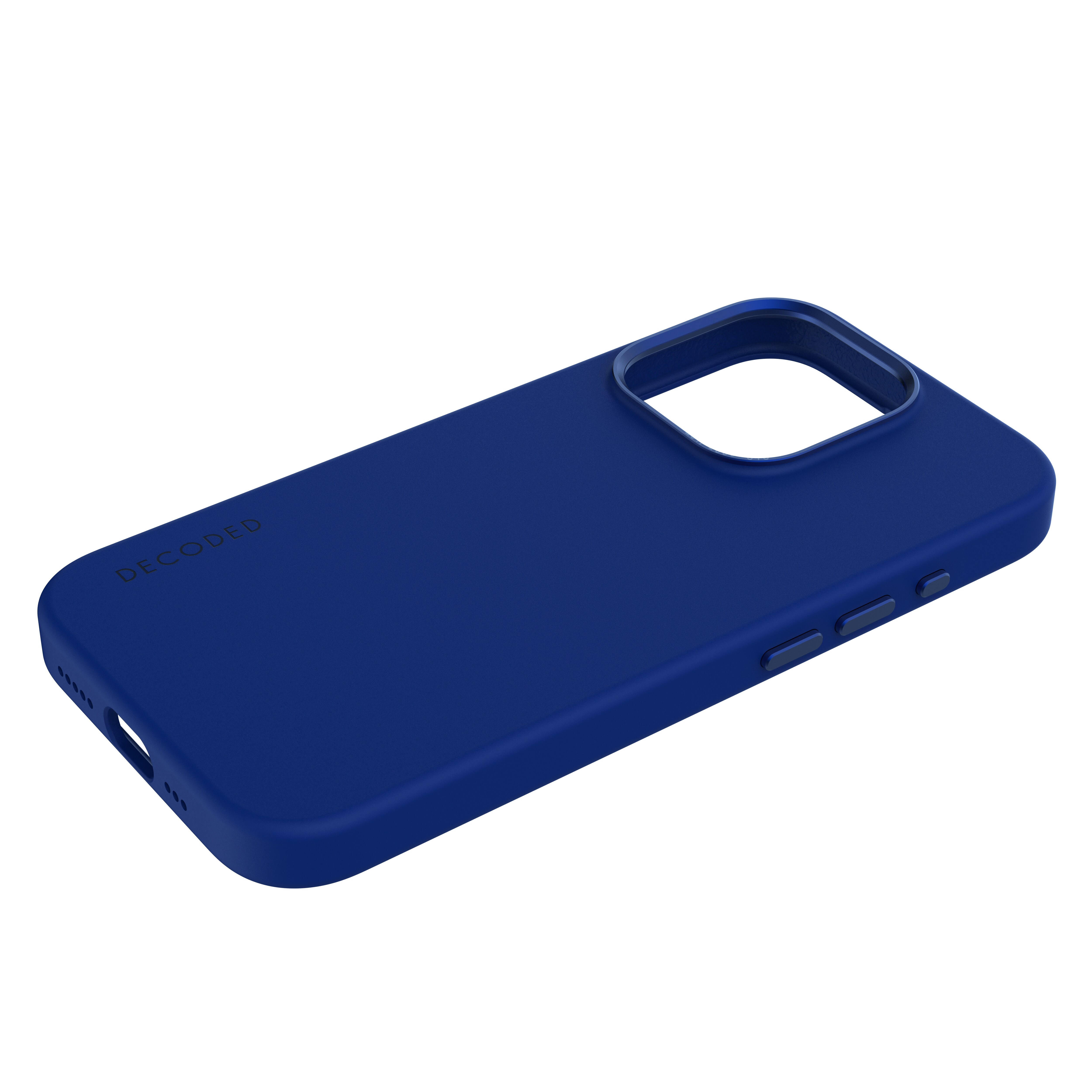 Decoded AntiMicrobial Silicone Backcover iPhone 15 Galactic Blue