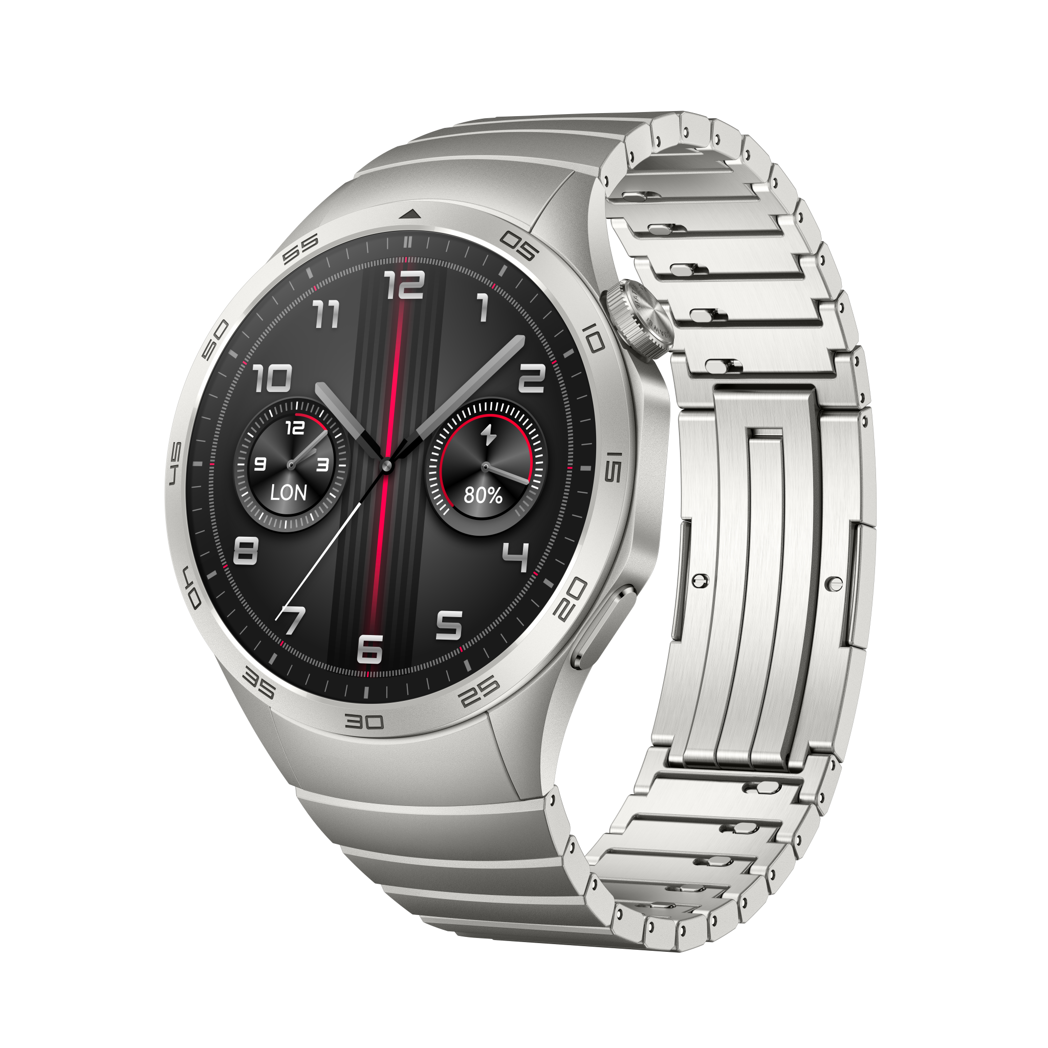 Huawei Watch GT 4 Smartwatch 46mm (Phoinix) silber/silber AMOLED-Display