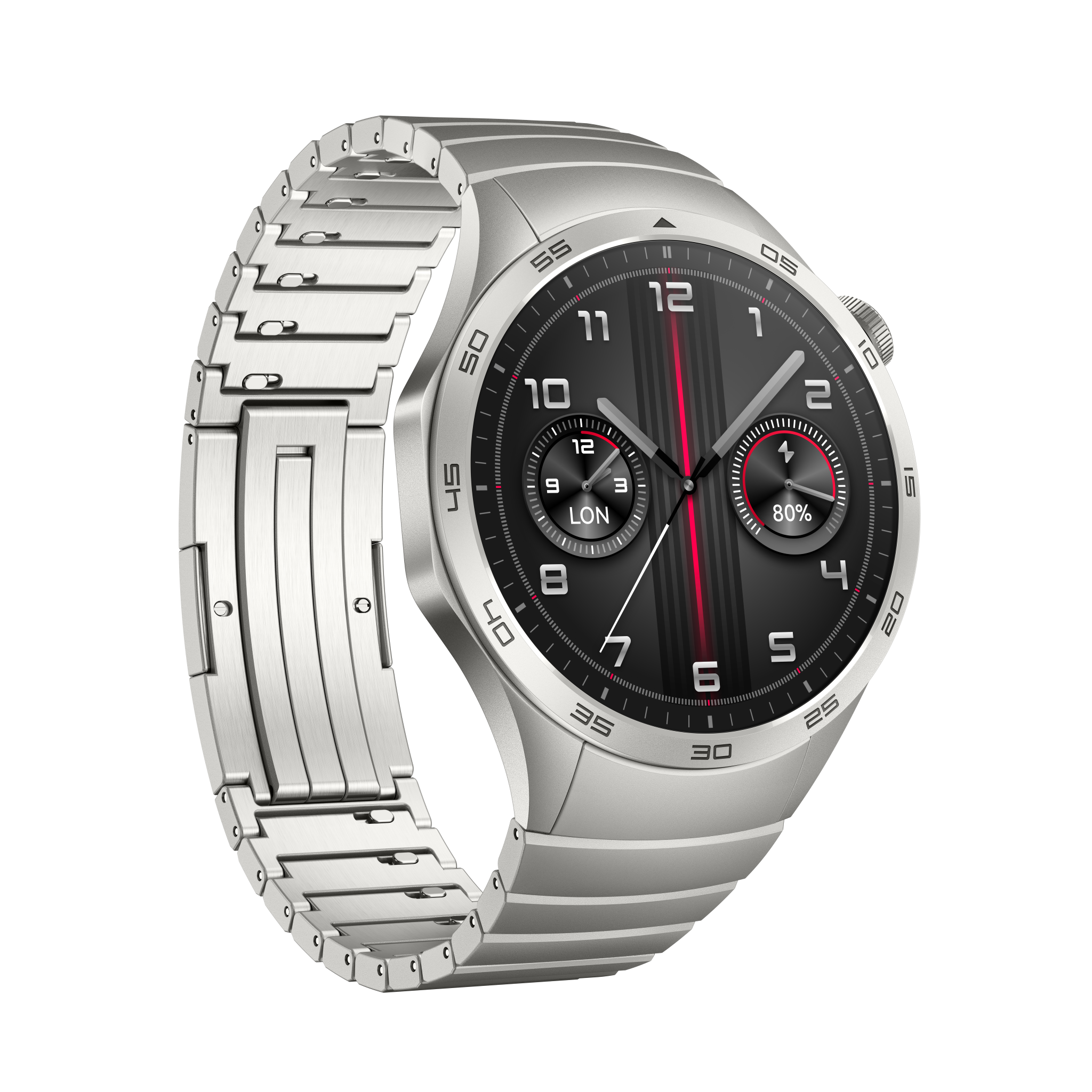 Huawei Watch GT 4 Smartwatch 46mm (Phoinix) silber/silber AMOLED-Display