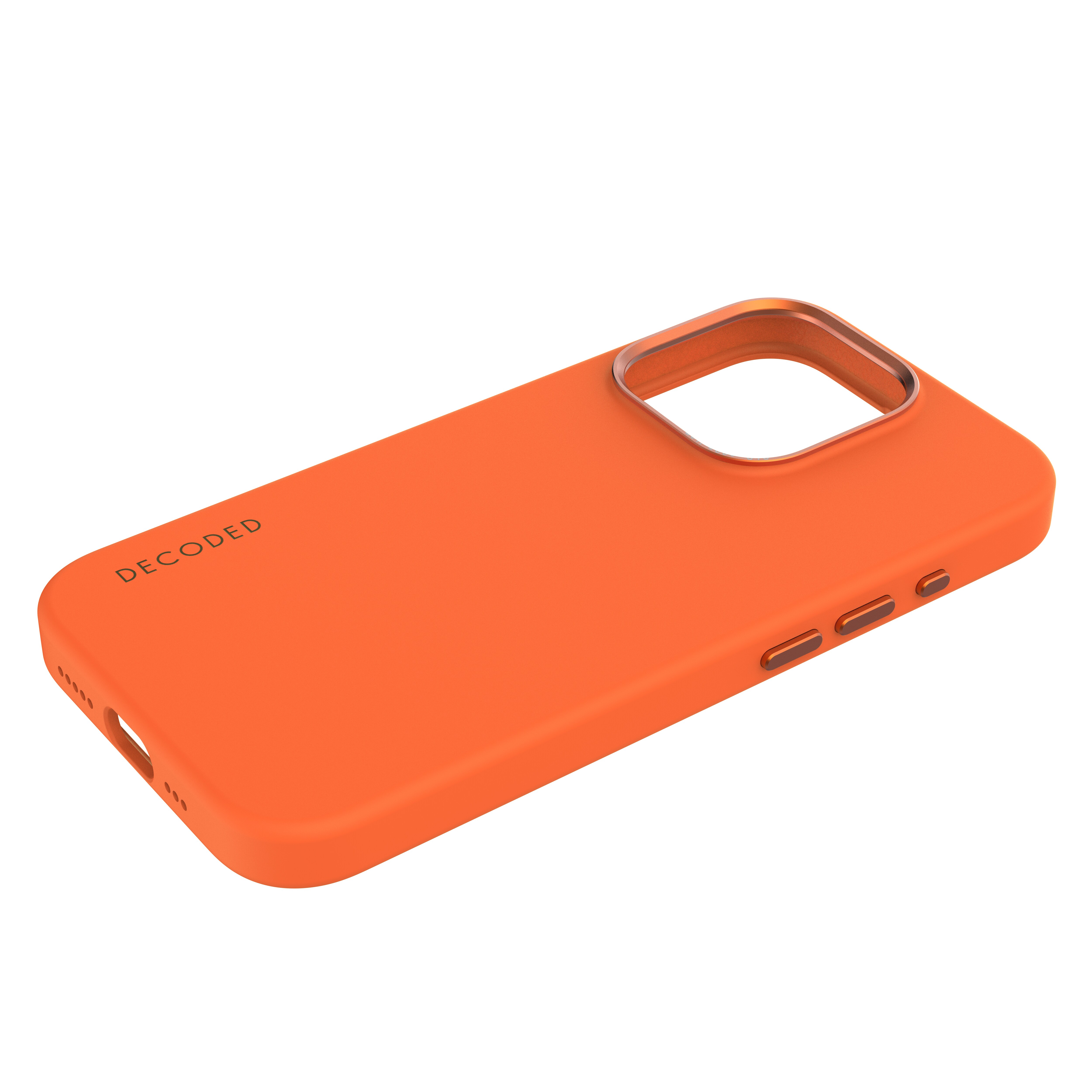 Decoded AntiMicrobial Silicone Backcover iPhone 15 Pro Max Apricot