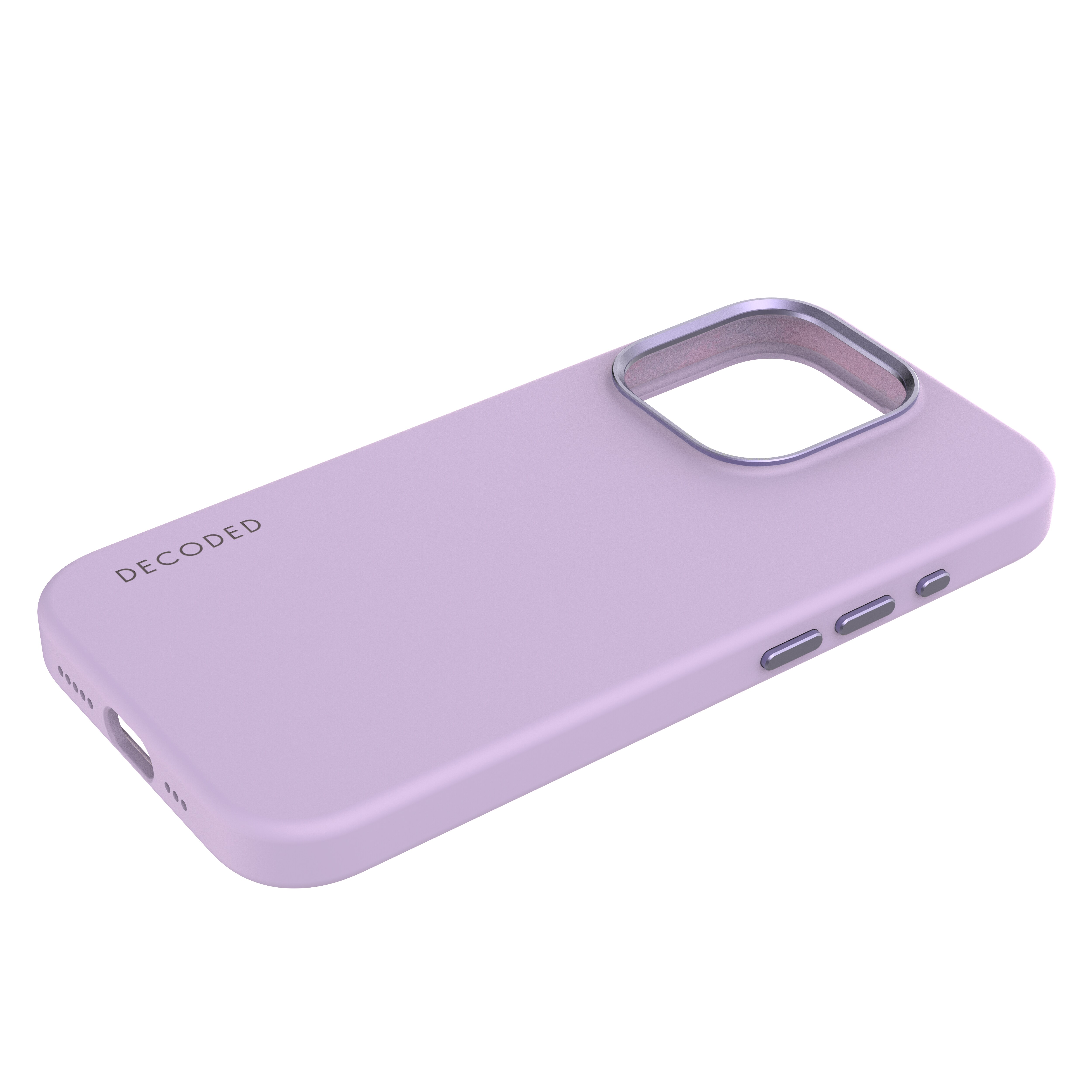 Decoded AntiMicrobial Silicone Backcover iPhone 15 Pro Max Lavender