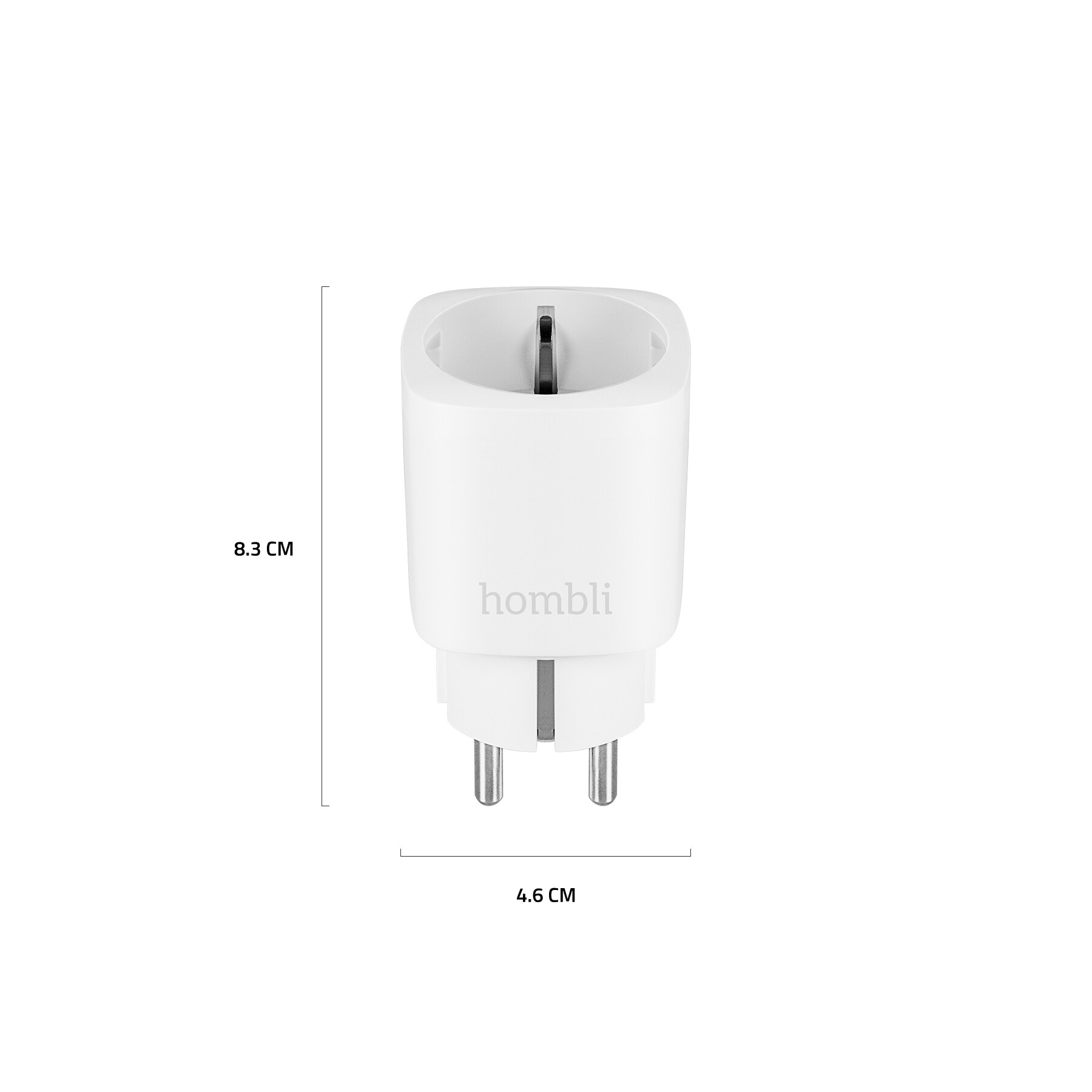 Hombli 3x smarte Steckdose EU weiß