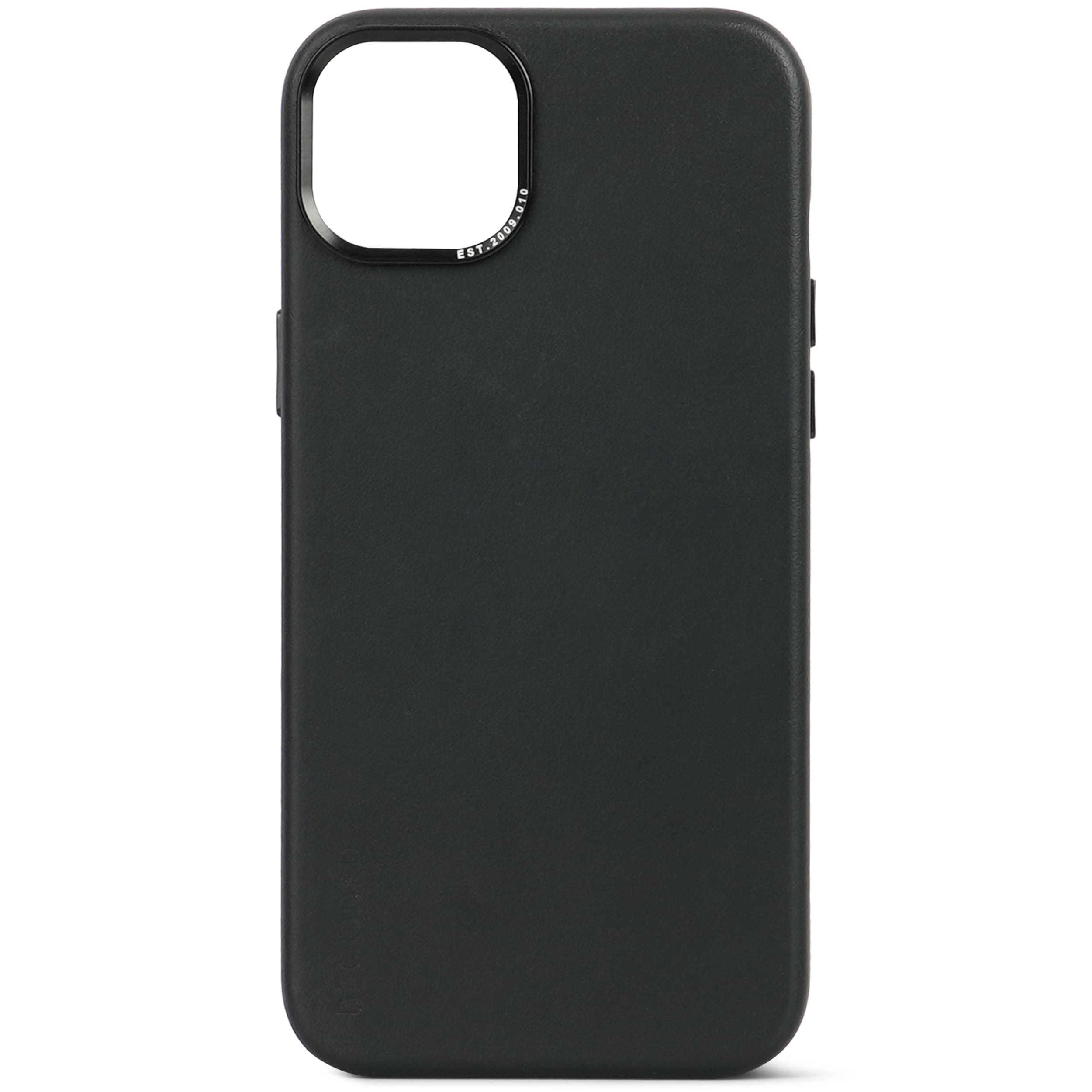 Decoded Leather Backcover für iPhone 15 Black