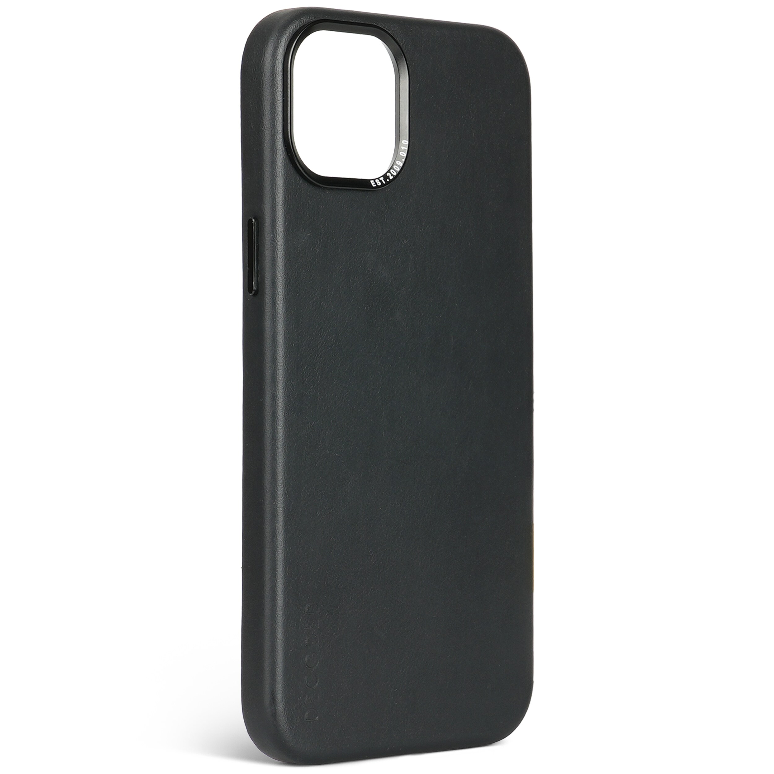 Decoded Leather Backcover für iPhone 15 Black