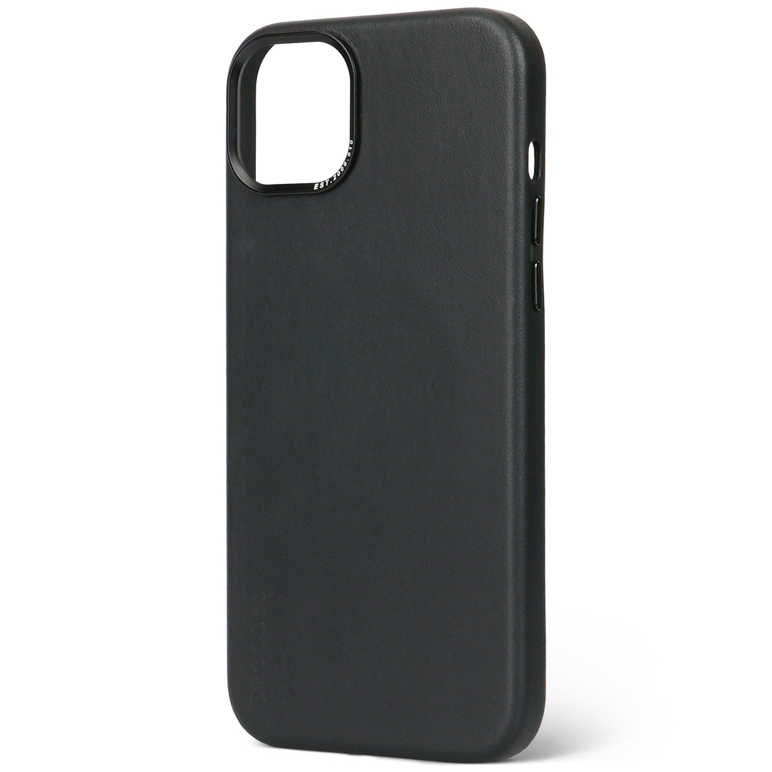 Decoded Leather Backcover für iPhone 15 Black