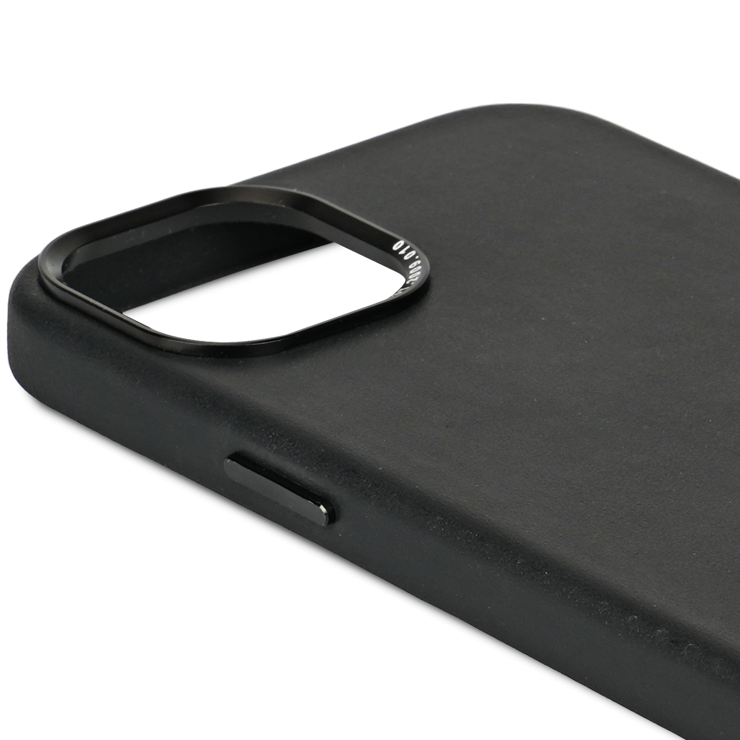 Decoded Leather Backcover für iPhone 15 Black