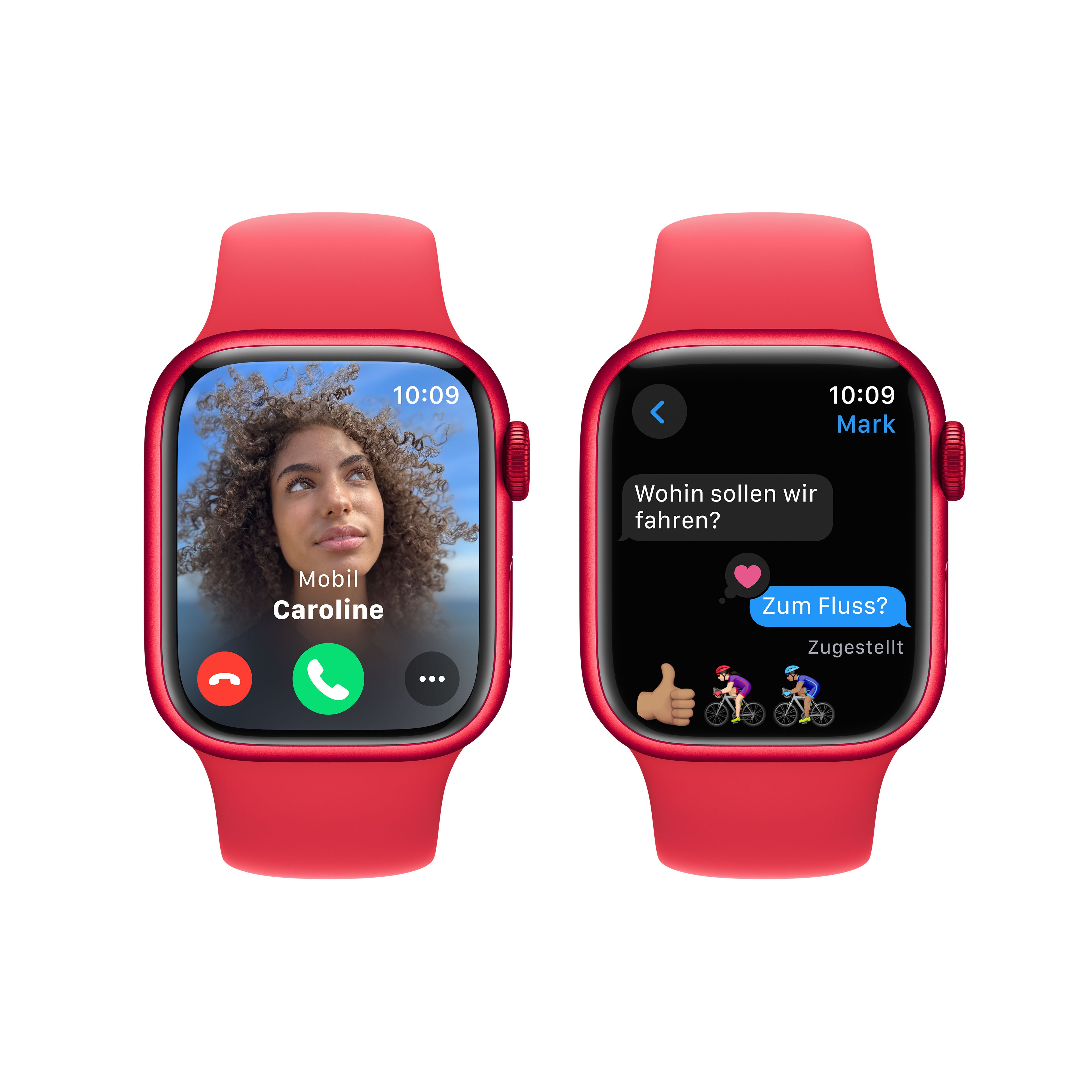 Apple Watch Series 9 GPS 41mm Aluminium Product(RED) Sportarmband ProductRED S/M