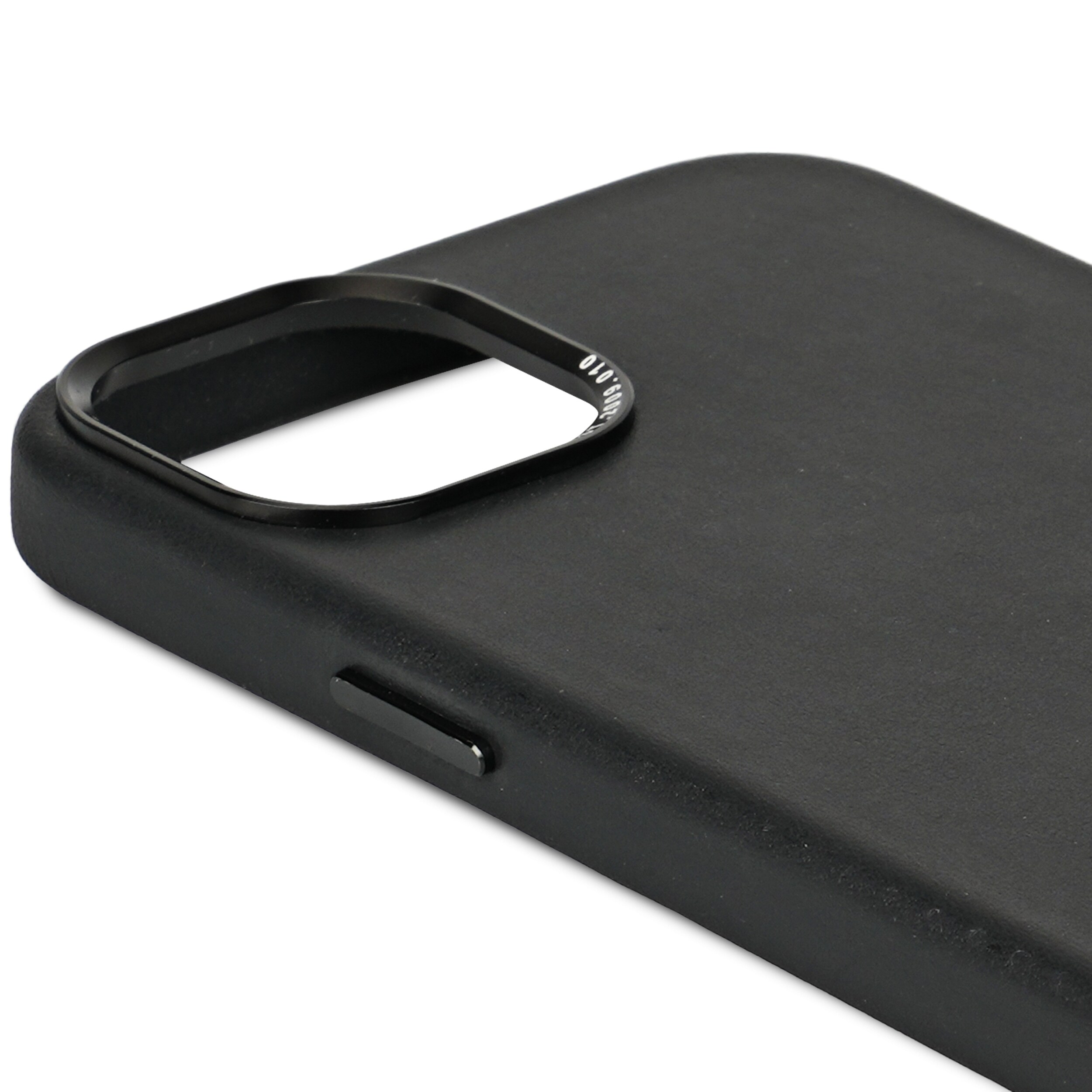 Decoded Leather Backcover für iPhone 15 Plus Black