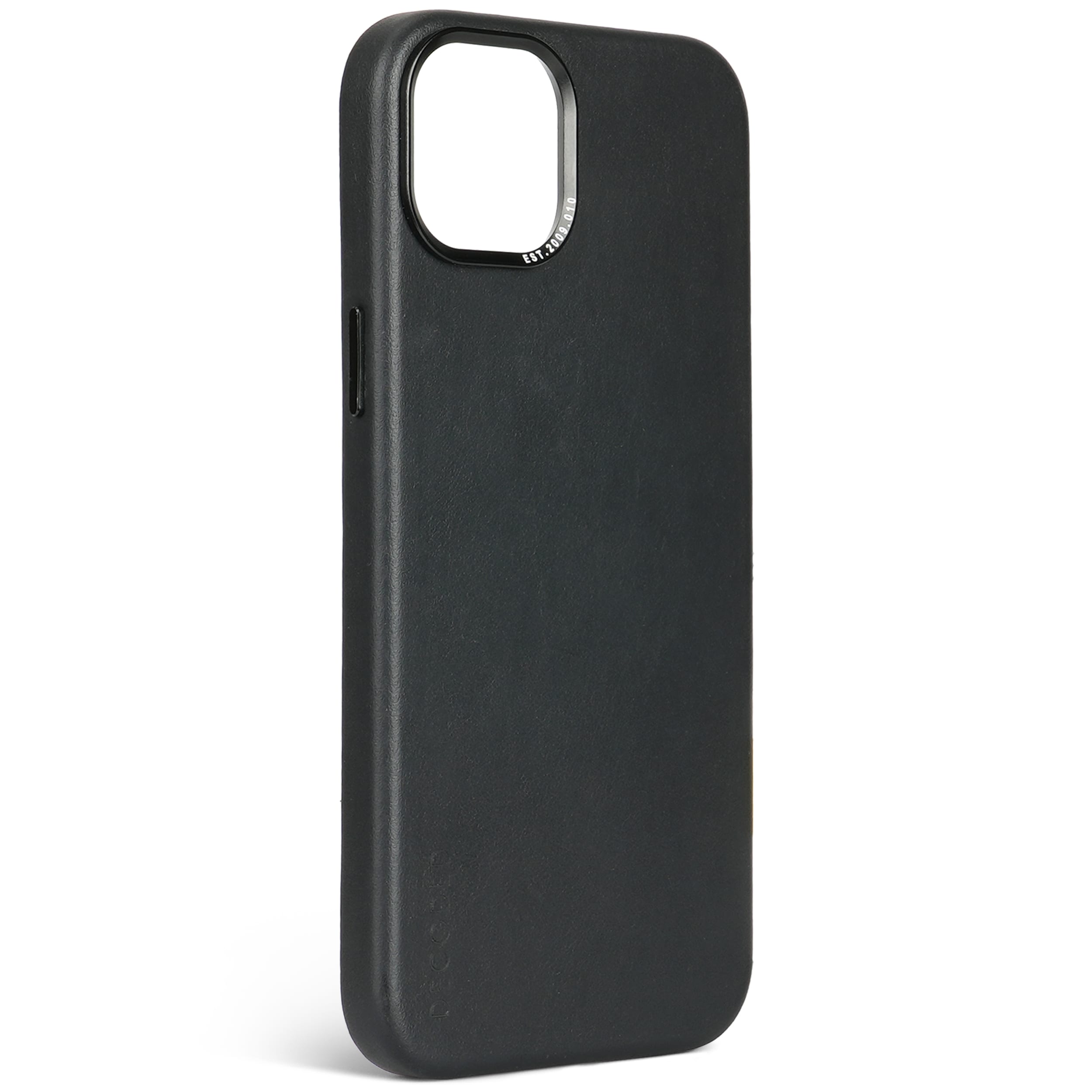 Decoded Leather Backcover für iPhone 15 Plus Black