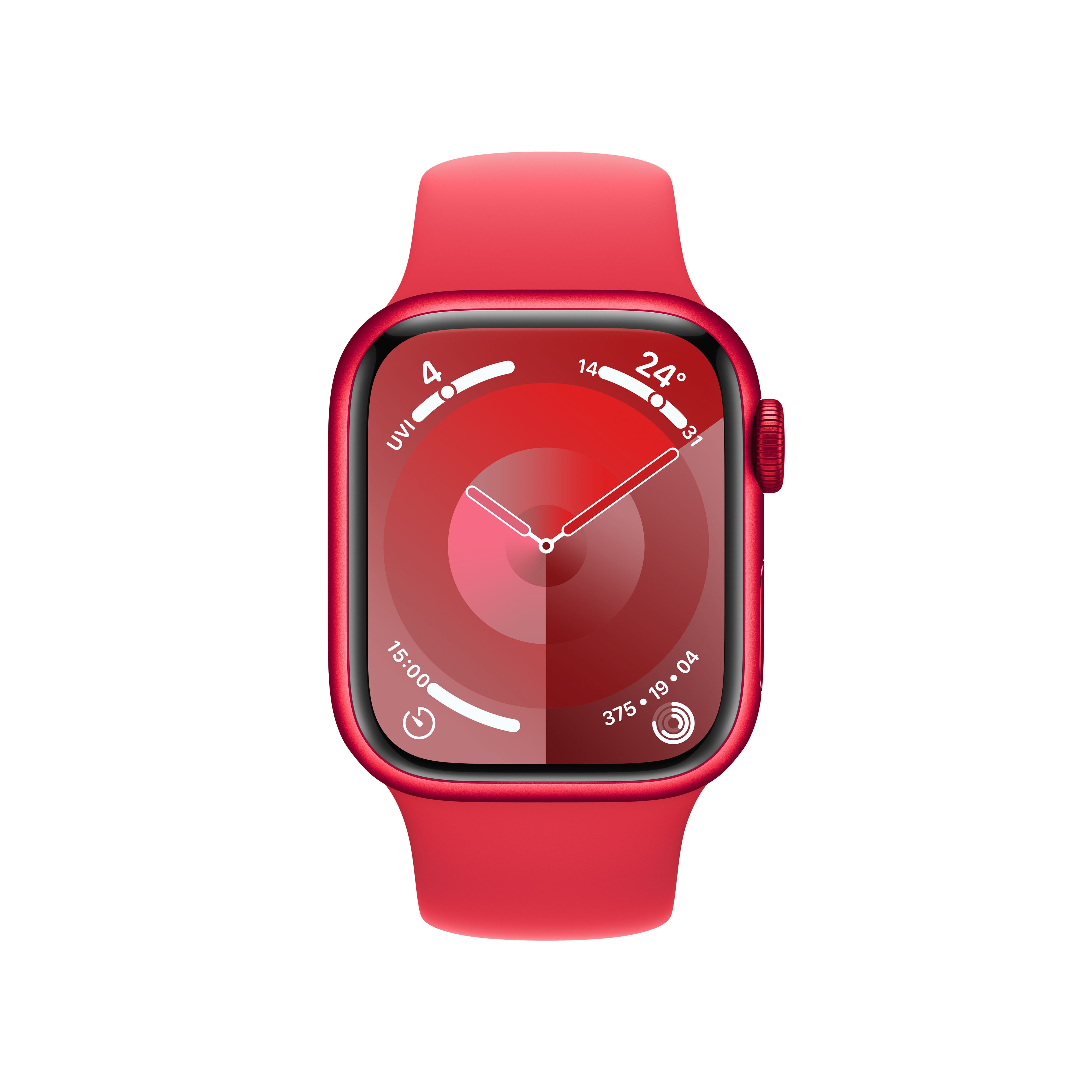 Apple Watch Series 9 GPS 41mm Aluminium Product(RED) Sportarmband ProductRED S/M