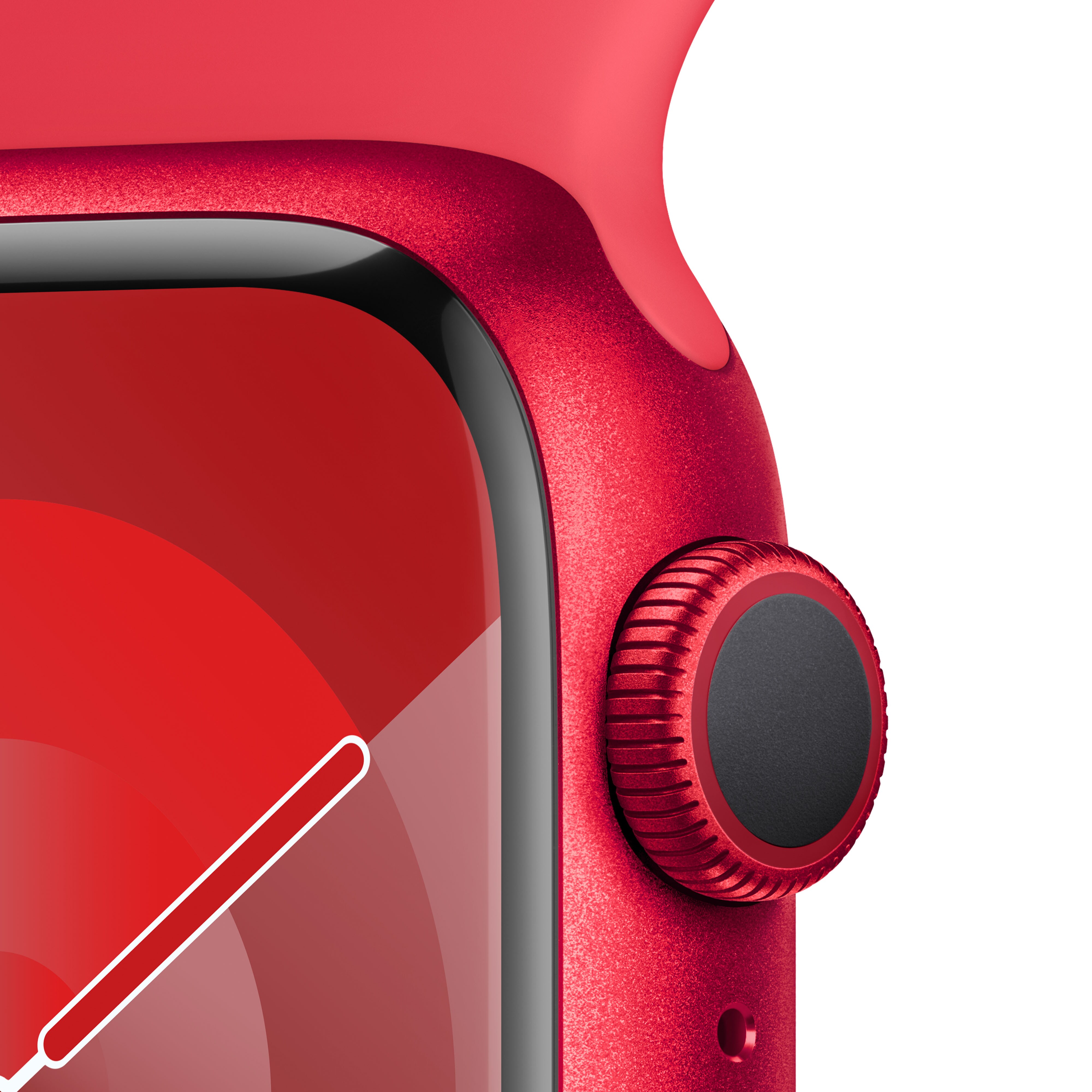 Apple Watch Series 9 GPS 41mm Aluminium Product(RED) Sportarmband ProductRED S/M