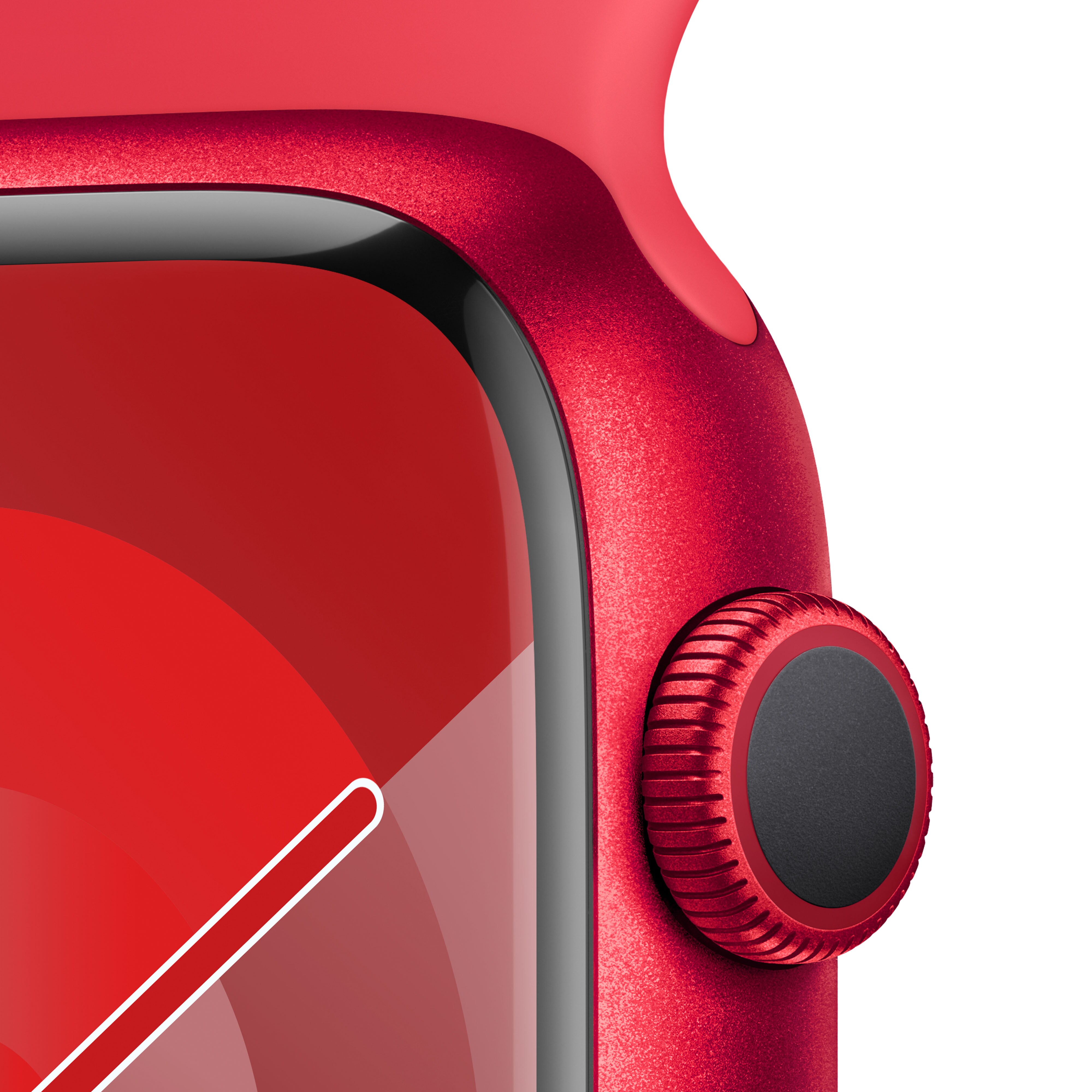 Apple Watch Series 9 GPS 45mm Aluminium Product(RED) Sportarmband ProductRED S/M