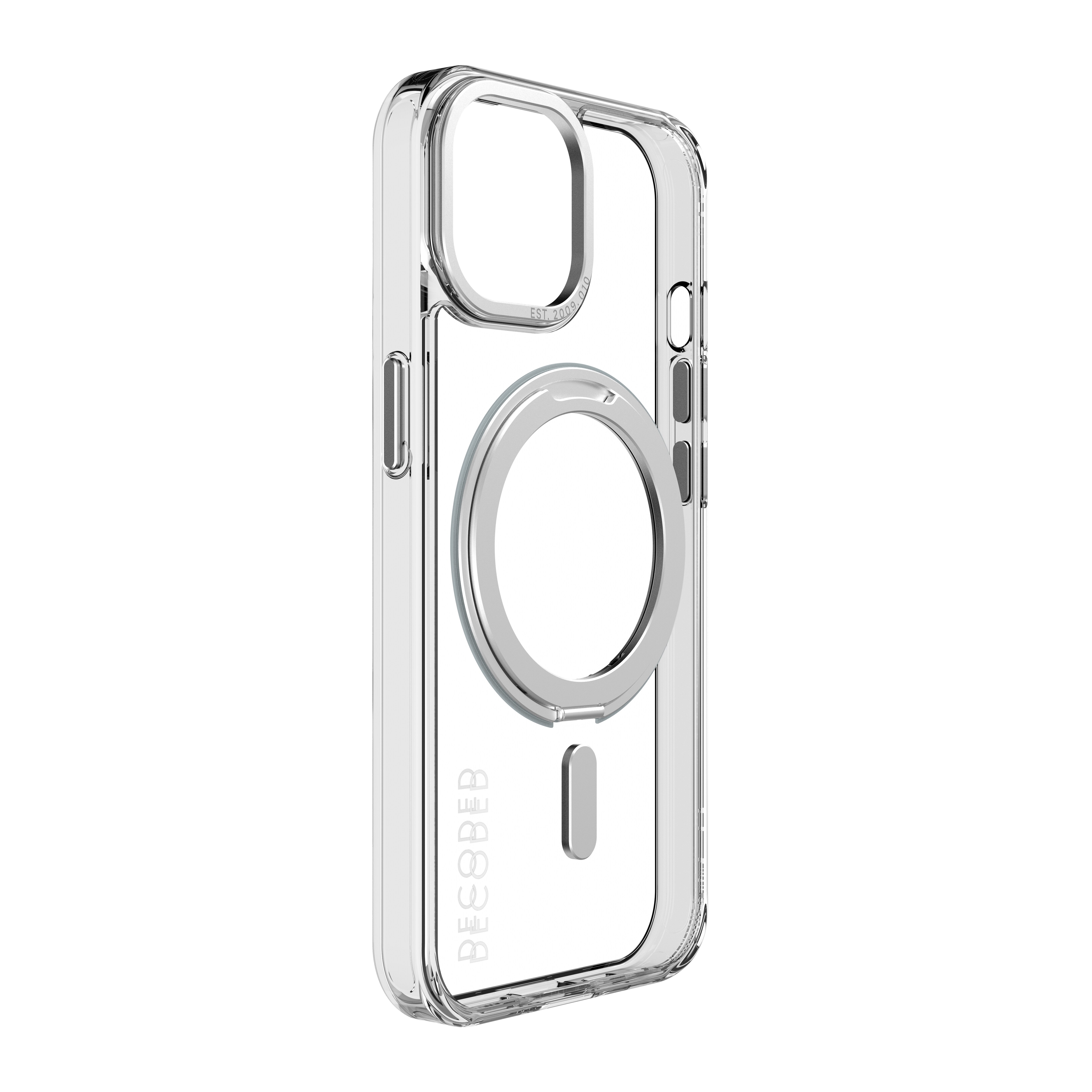 Decoded Recycled Plastic Loop Stand Backcover iP 15 Transparant