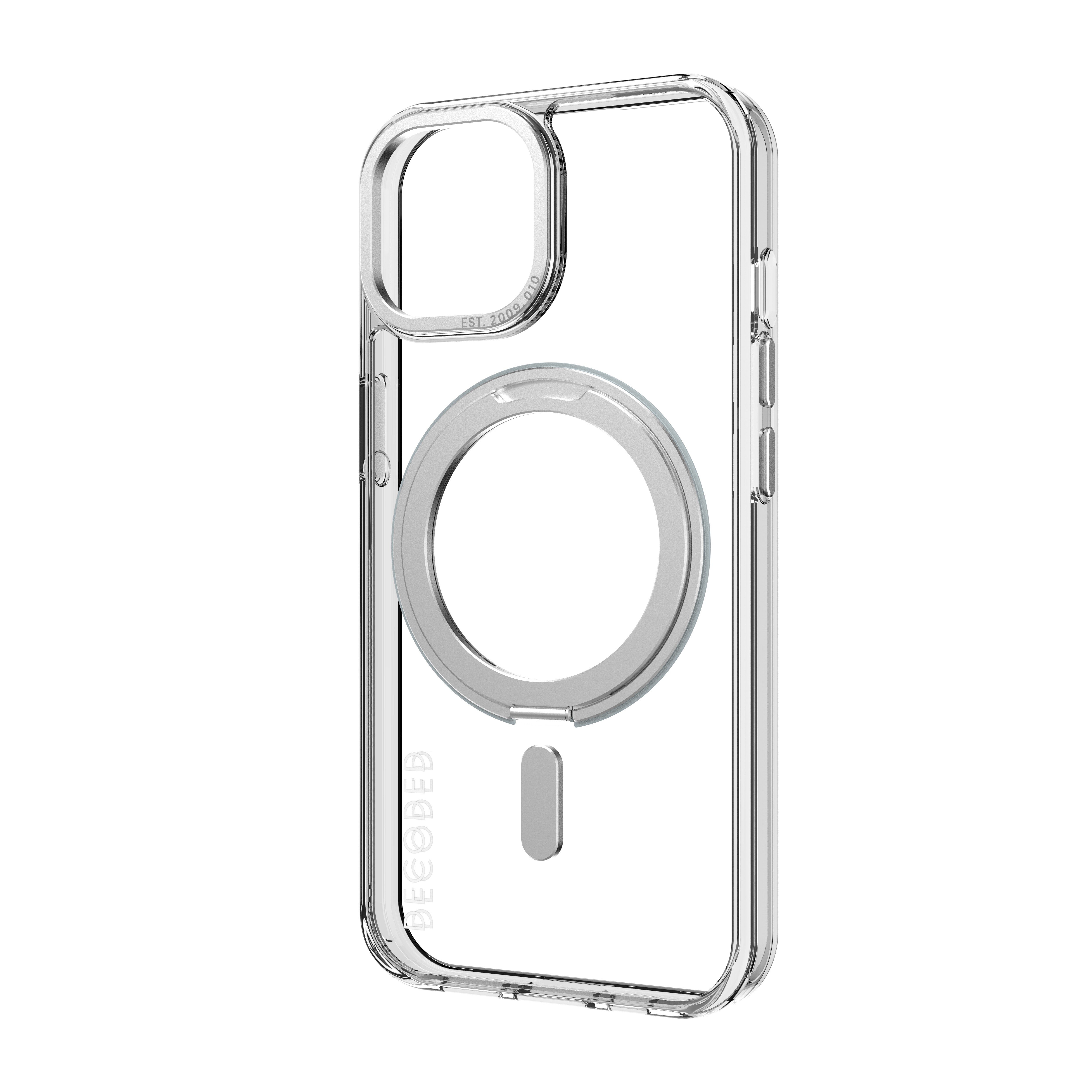 Decoded Recycled Plastic Loop Stand Backcover iP 15 Transparant