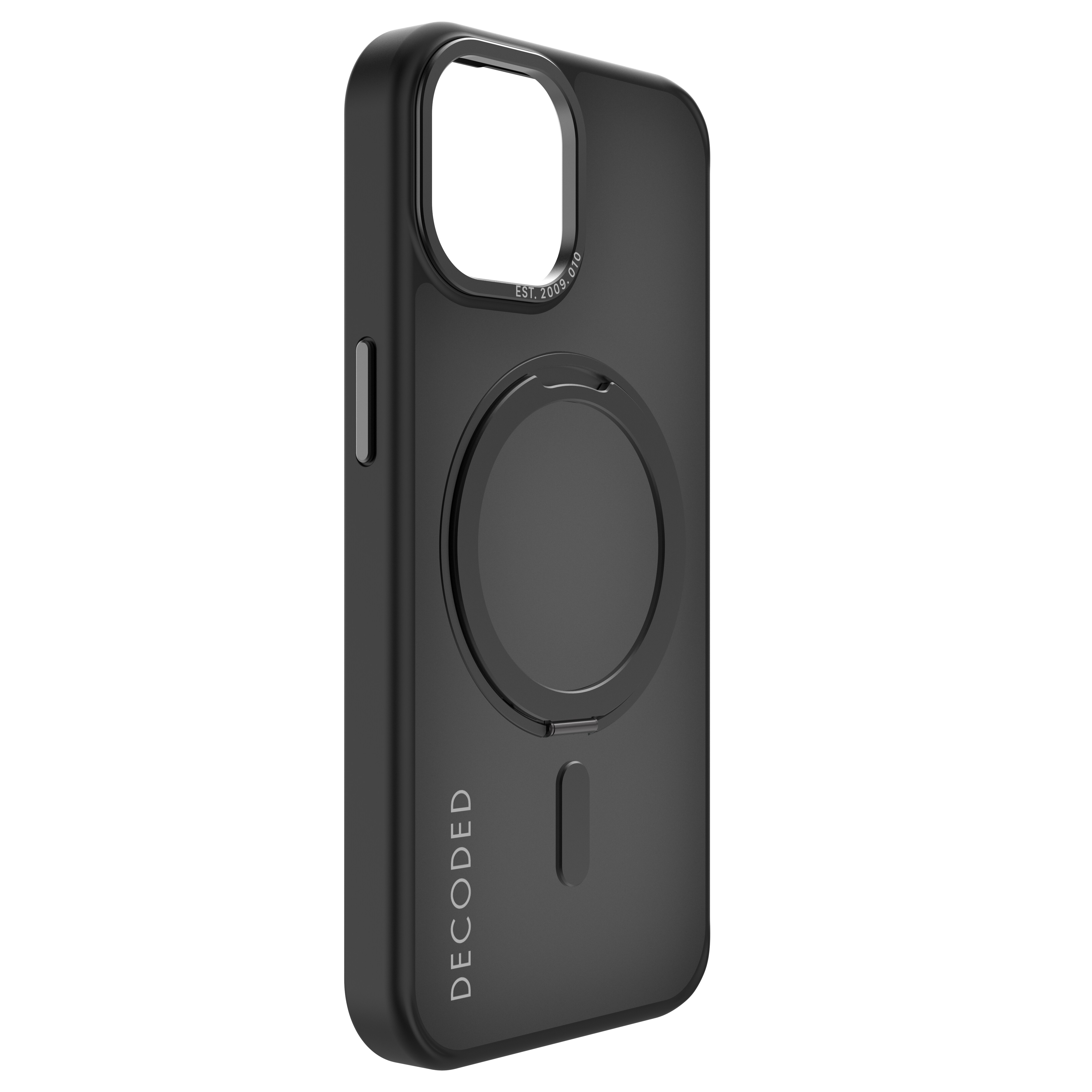 Decoded Recycled Plastic Loop Stand Backcover iPhone 15 Black