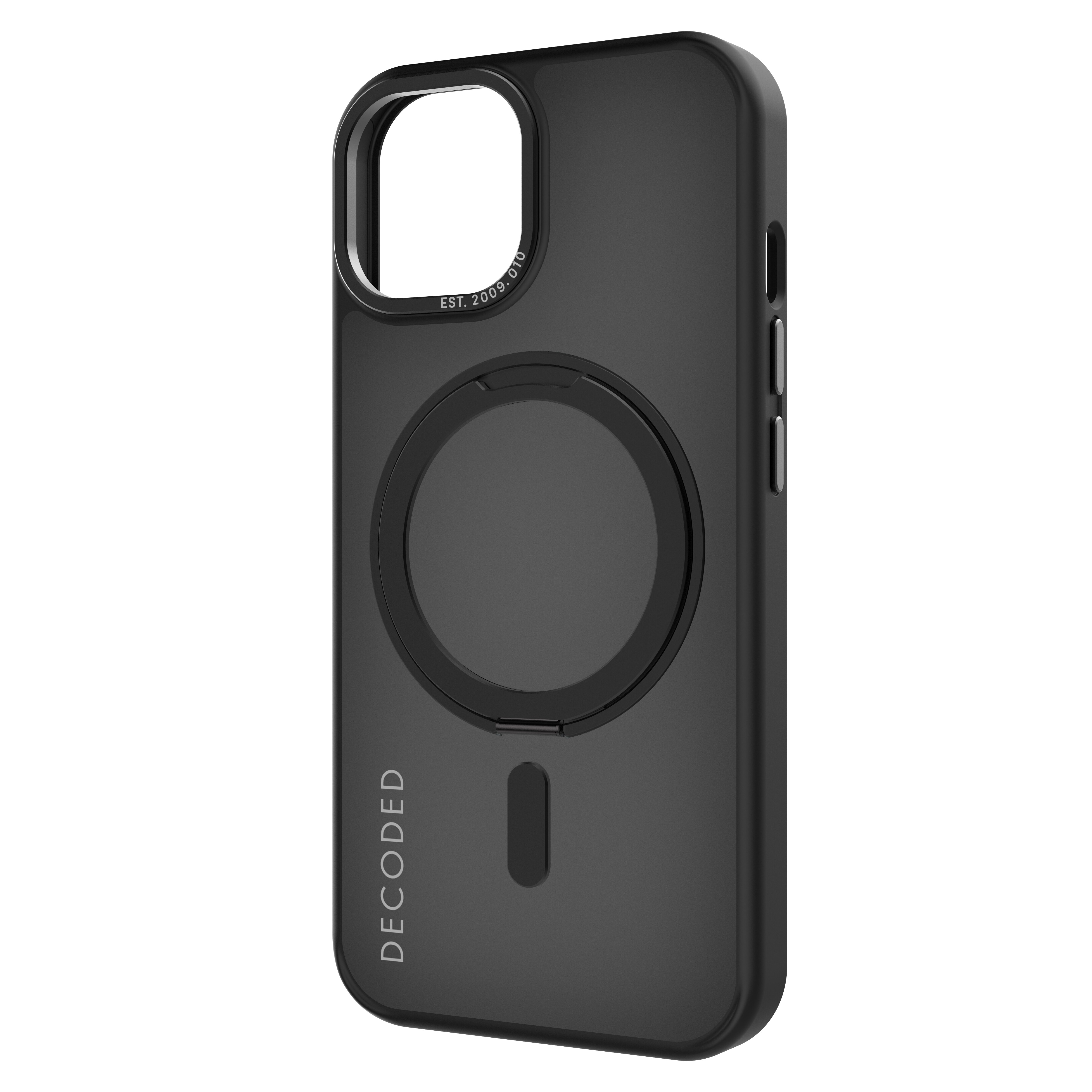 Decoded Recycled Plastic Loop Stand Backcover iPhone 15 Black